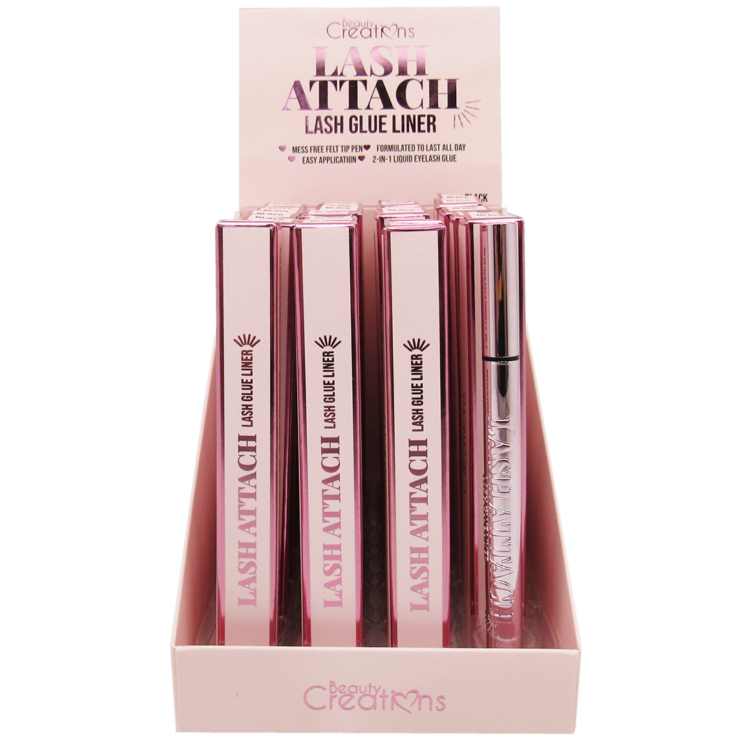 (23-pack) Beauty Creations Lash Attach Lash Glue Liner + 1 Tester - Thumbnail 3