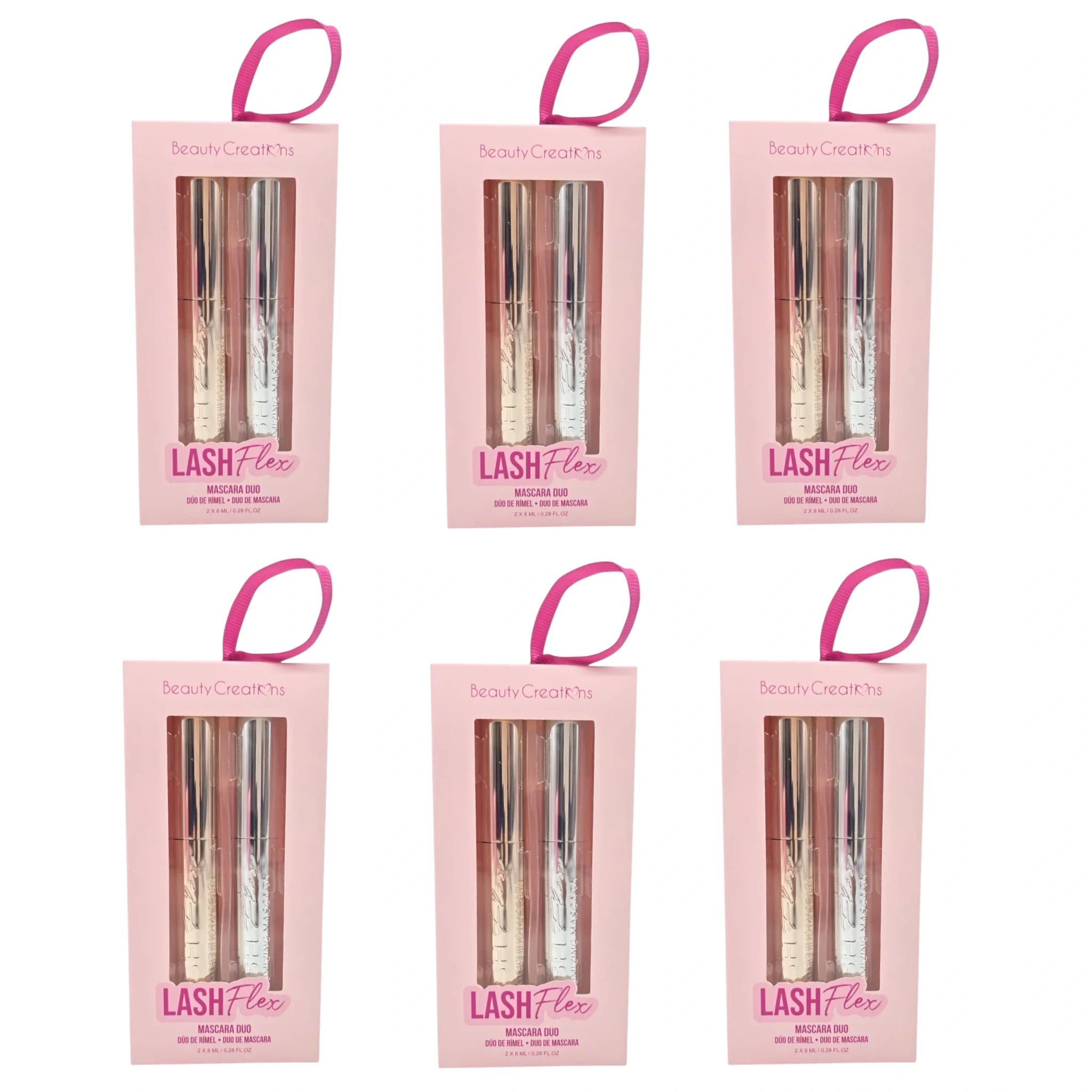 (6-pack) Beauty Creations Lash Flex Mascara Duo (Set) - Image 1