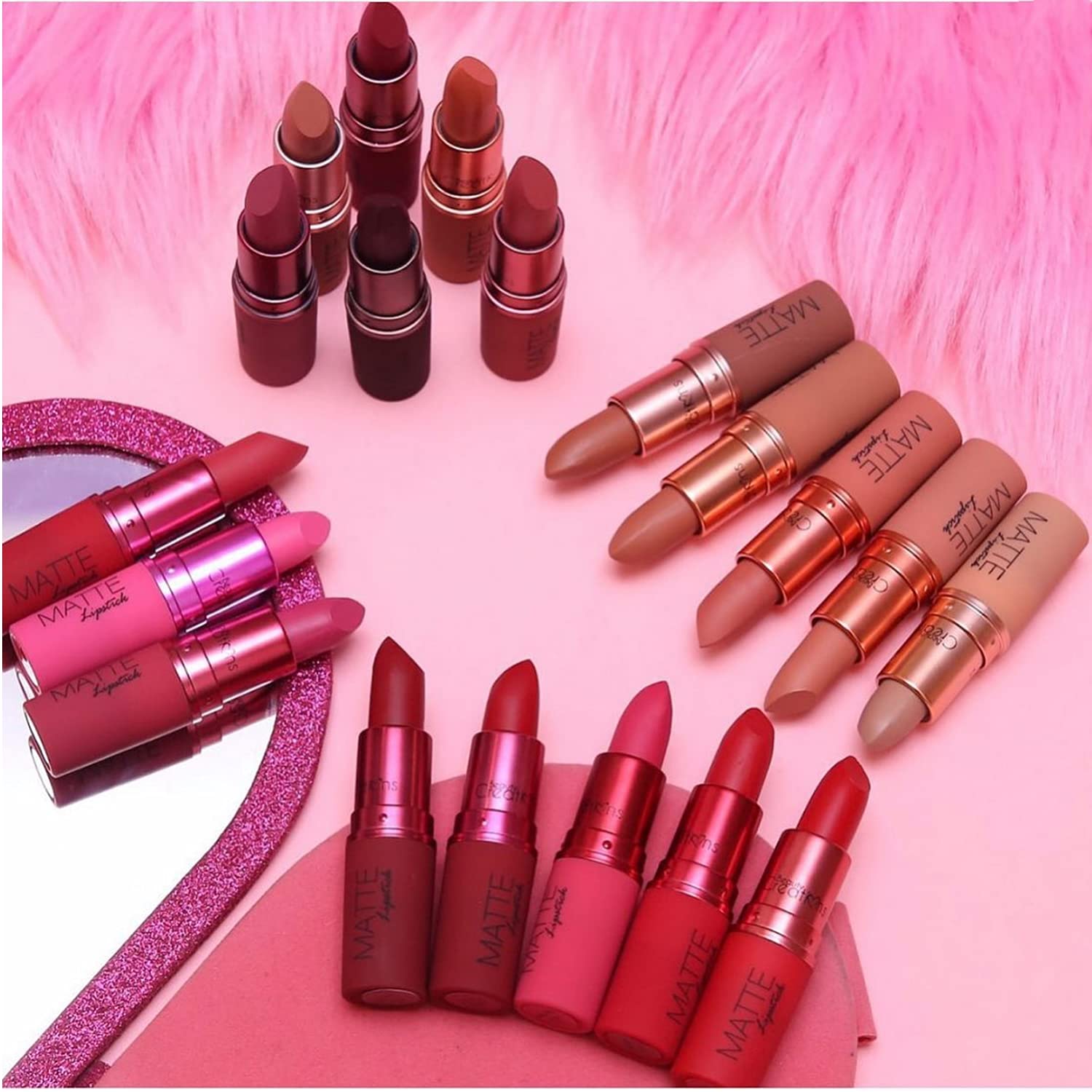 (12-pack) Beauty Creations LOVE ME MATTE LIPSTICK LS04 - Thumbnail 2