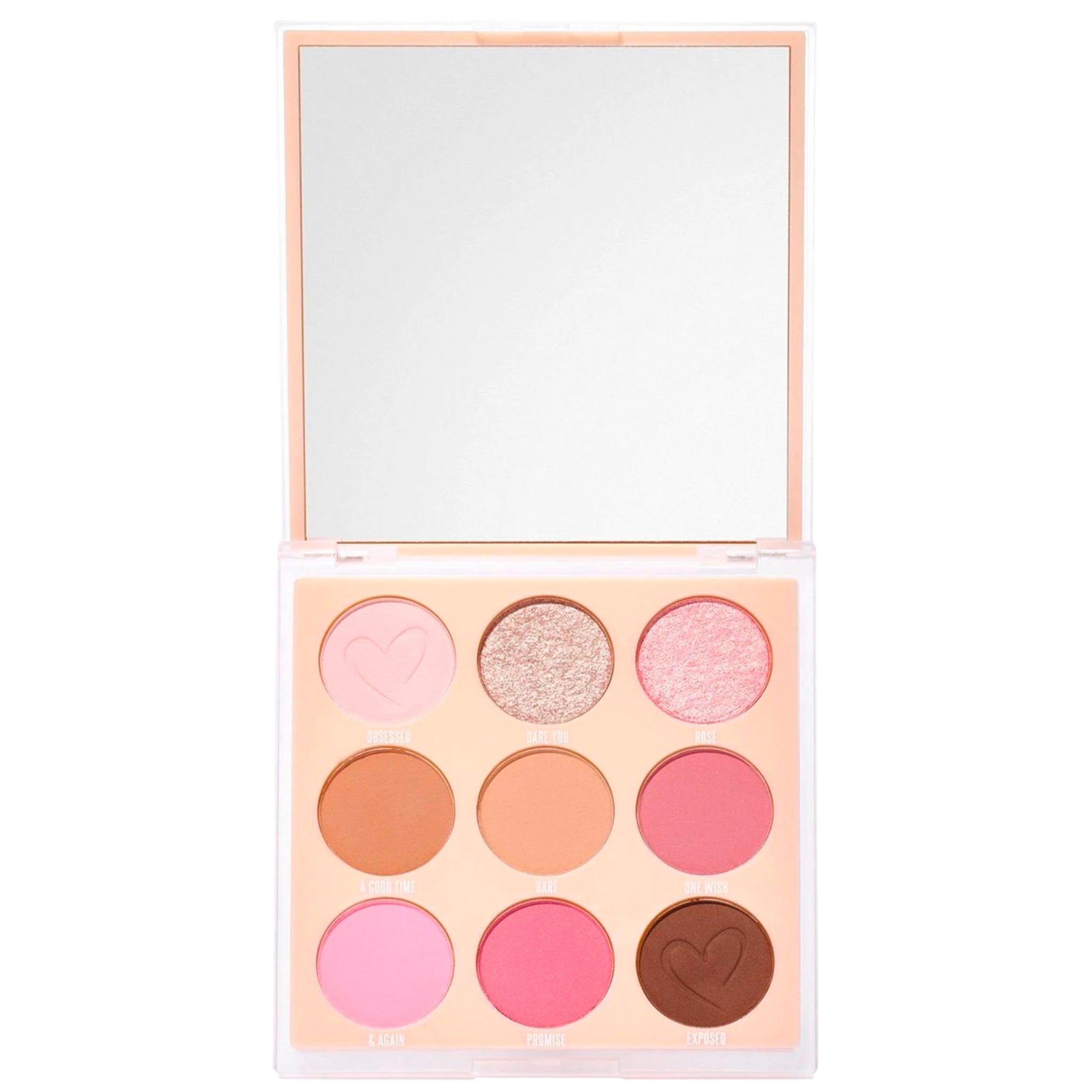 (18-pack) Beauty Creations Nude X Shadow Palette Mini + 3 Tester - Thumbnail 3