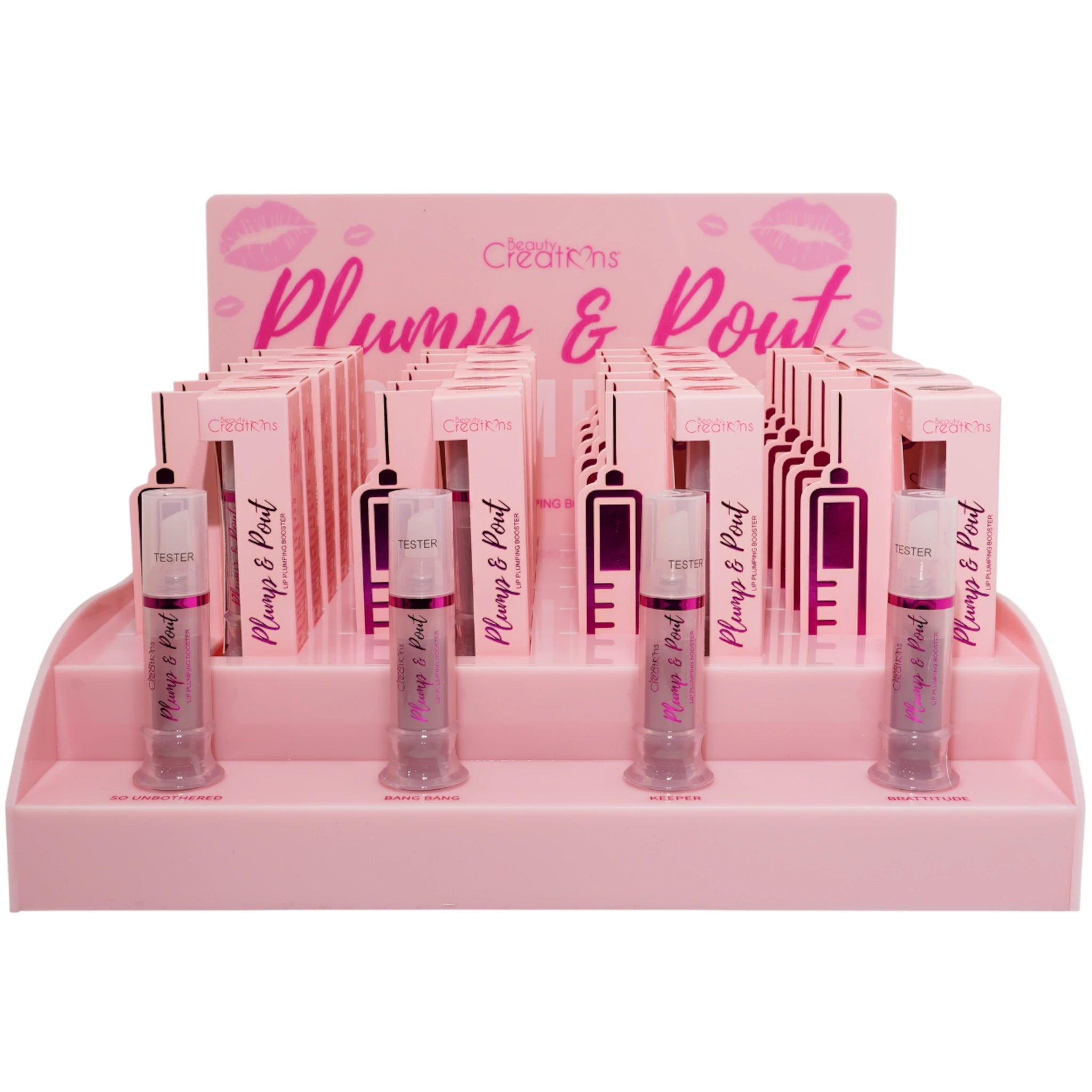 (24-pack) Beauty Creations Plump & Pout + 4 Tester - Thumbnail 2