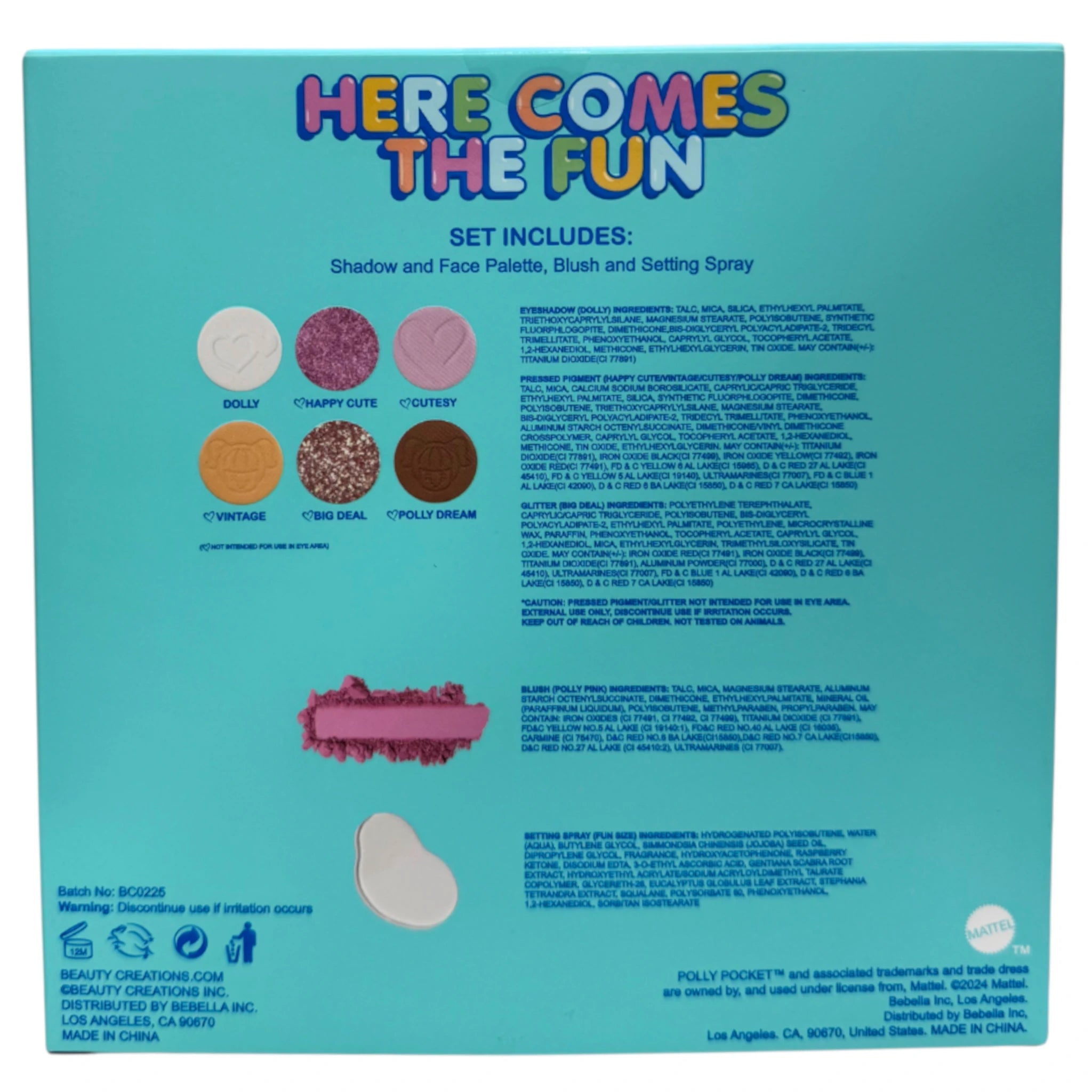 (4-pack) Beauty Creations Polly Pocket Here The Comes (Set) - Thumbnail 3