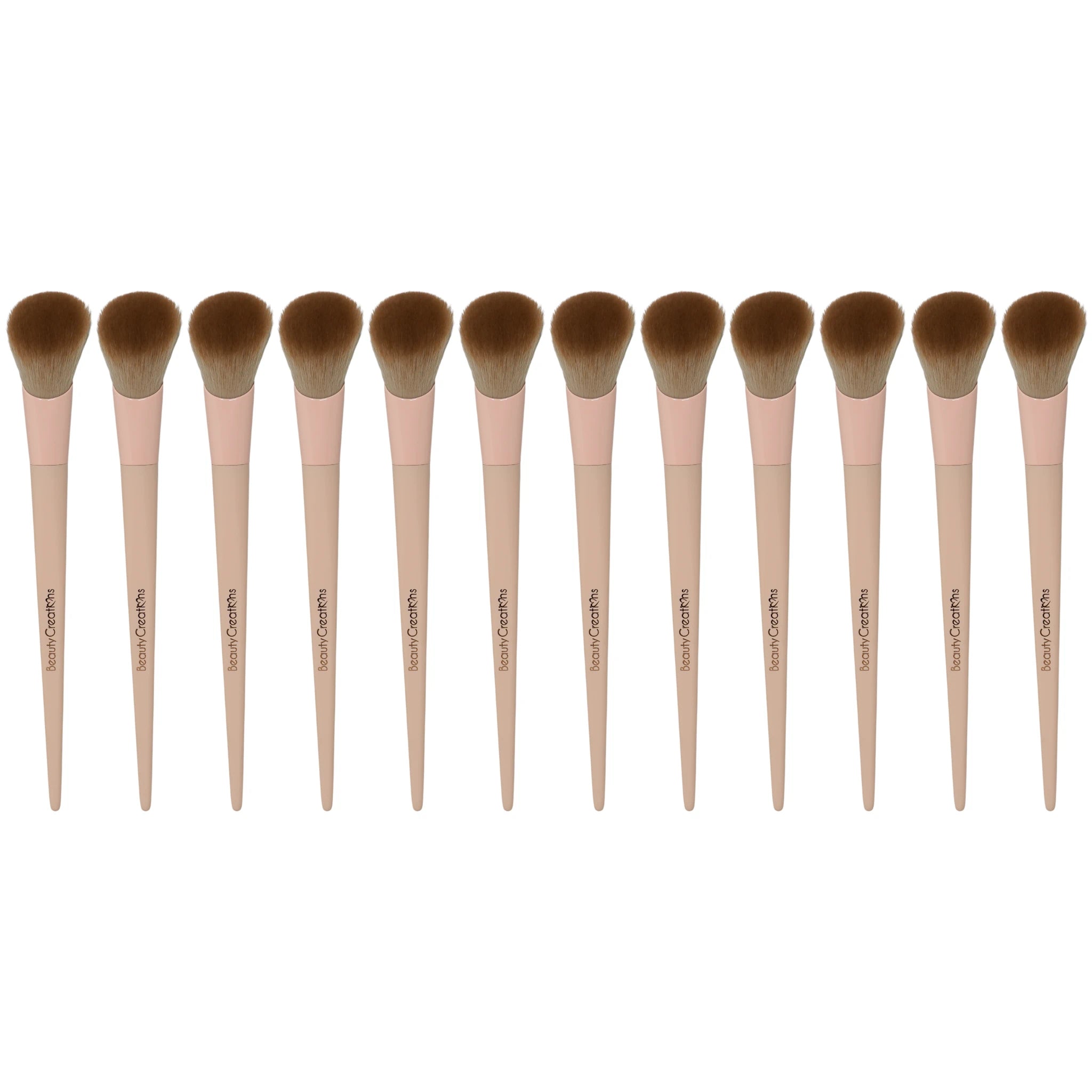 (12-pack) Beauty Creations Pretty Pressed Precision Powder Brush