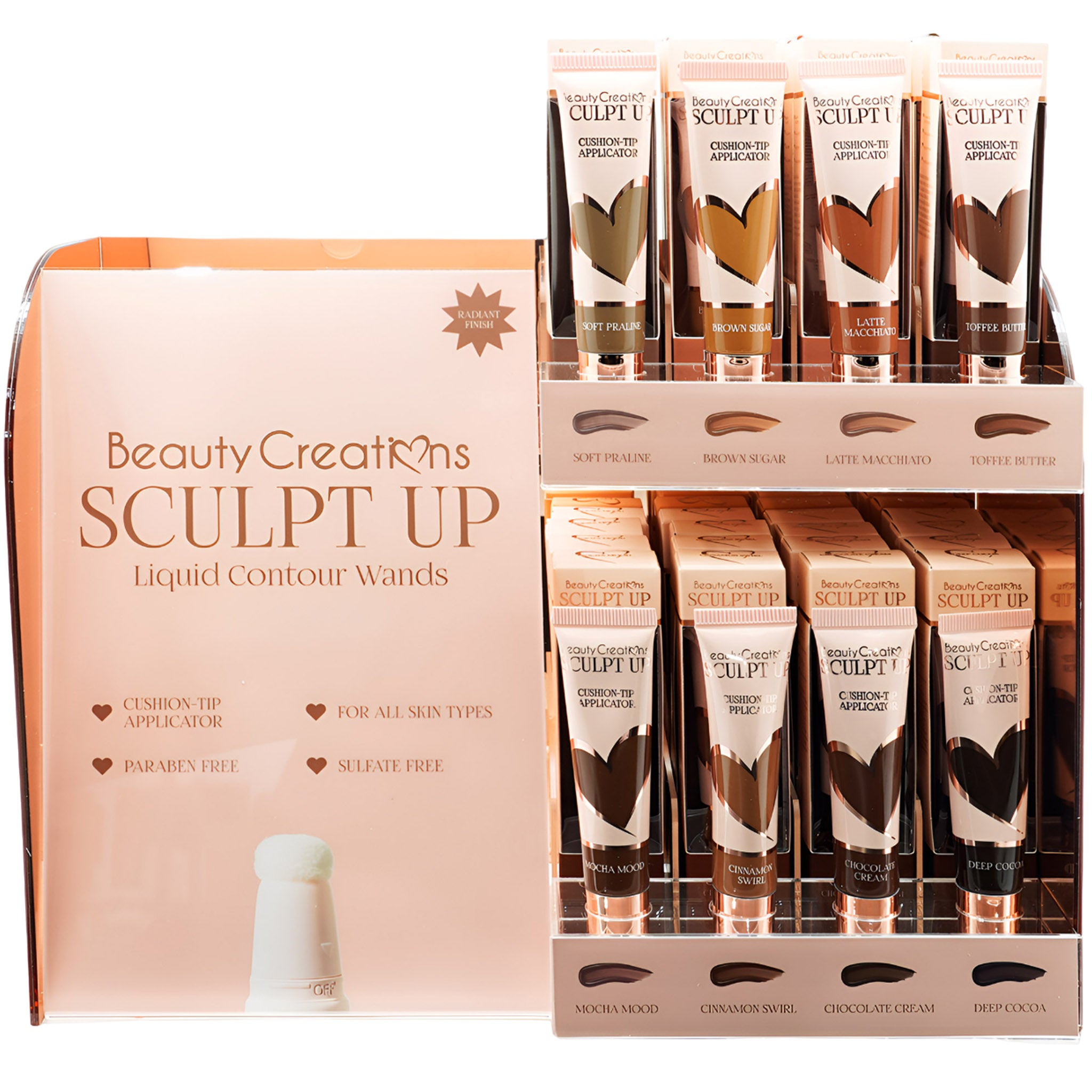 (48-pack) Beauty Creations Sculpt Up Liquid Contour Wands + 8 Tester