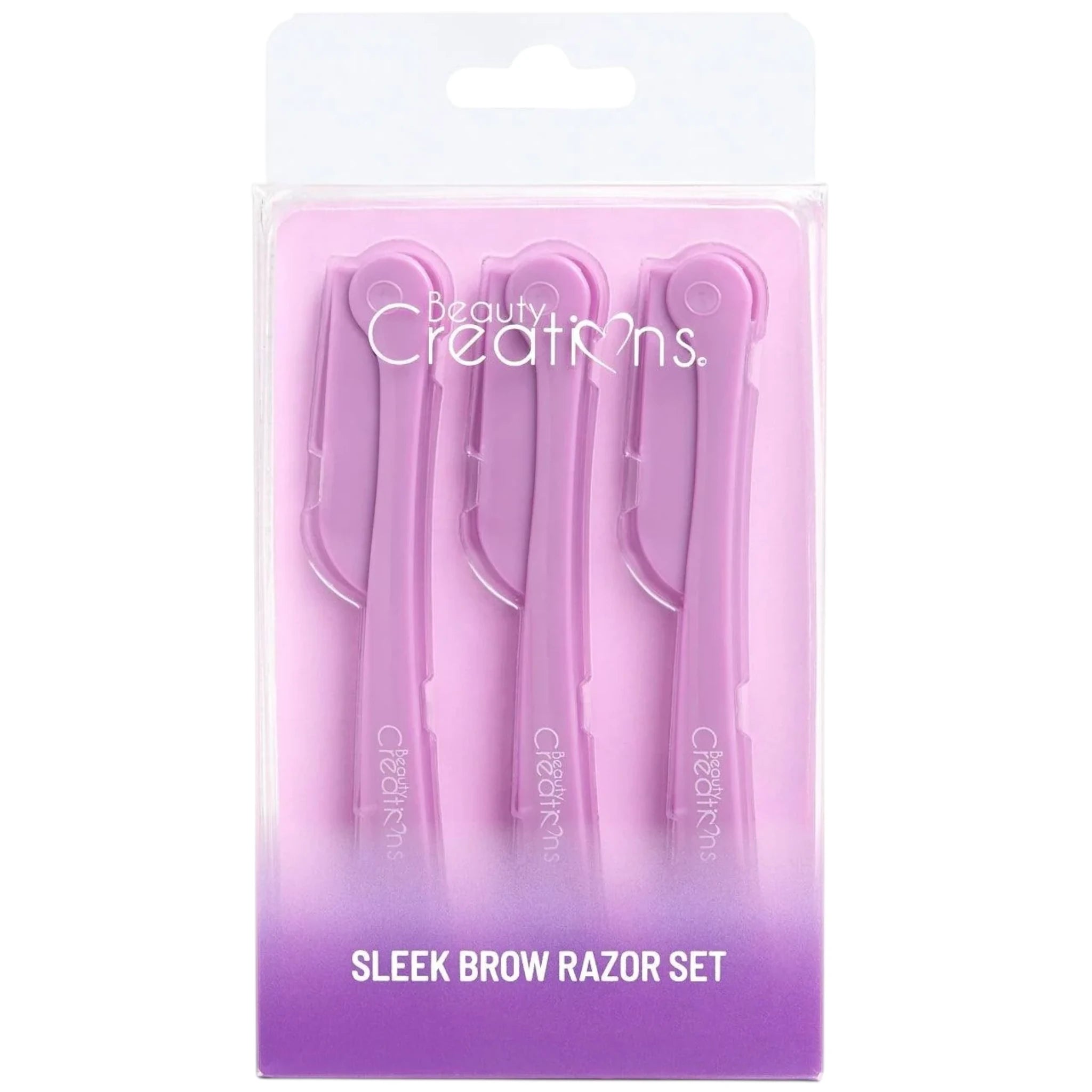 (12-pack) Beauty Creations Sleek Brow Razor (Set)