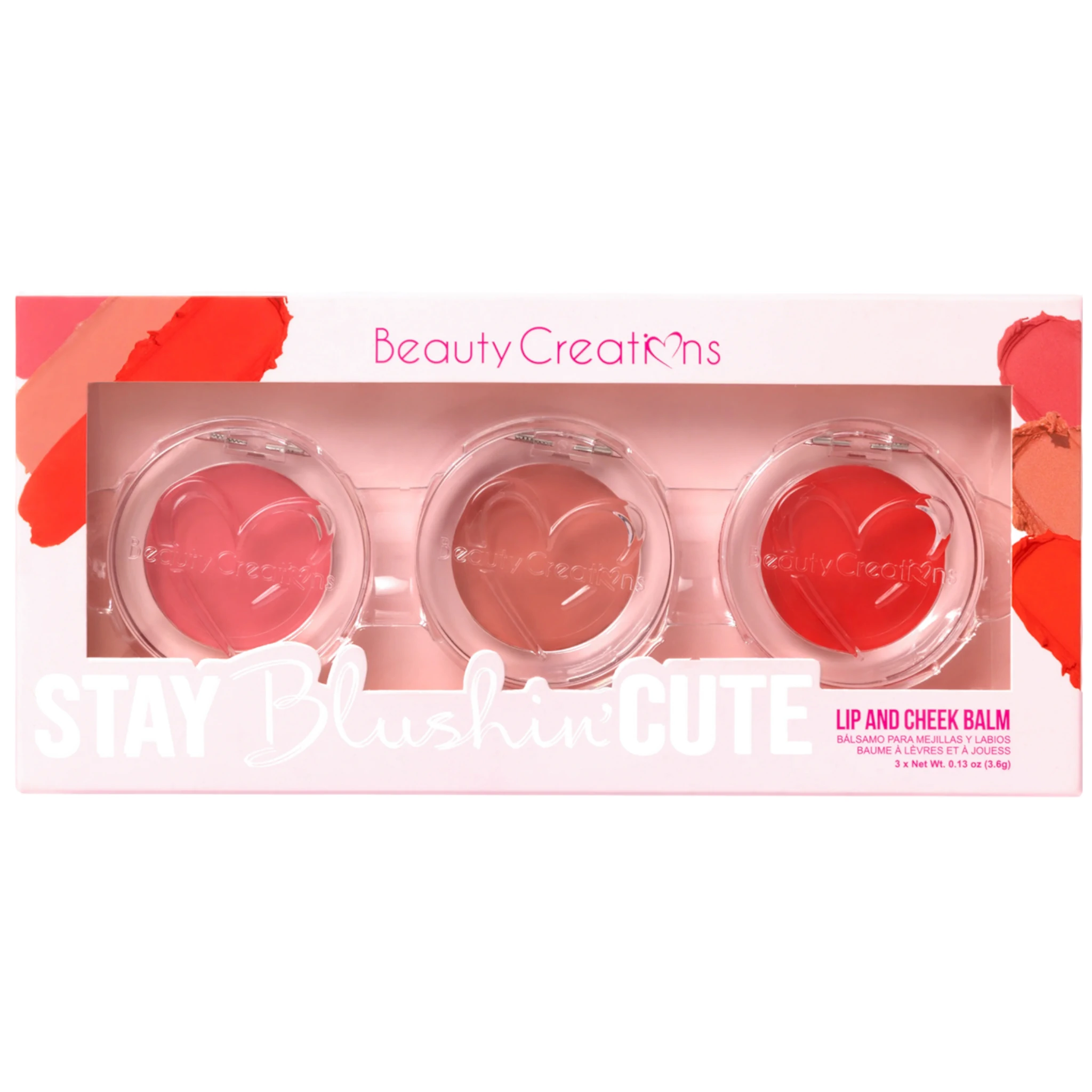 (12-pack) Beauty Creations Stay Blushing' Cute Lip And Cheek Balm (Set)
