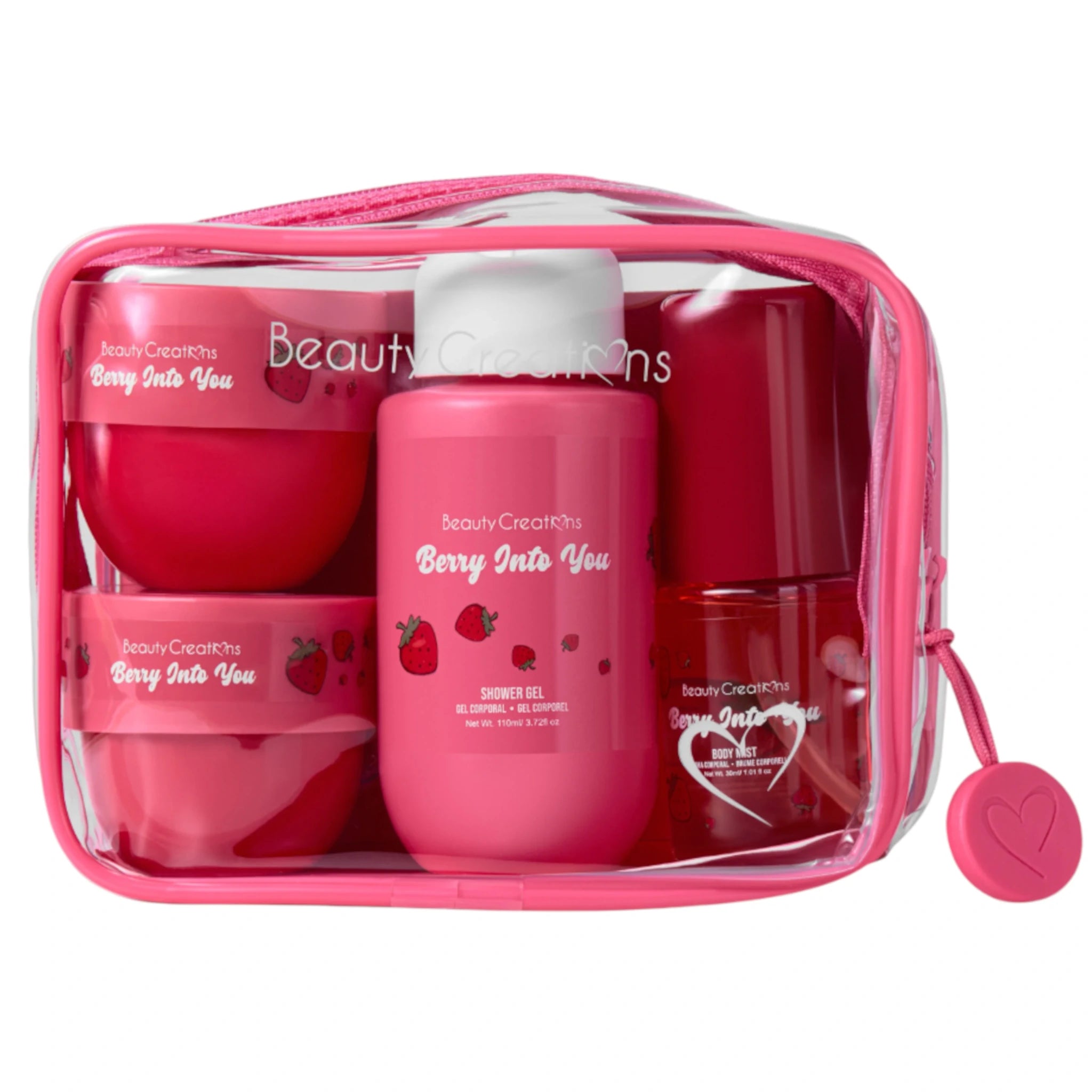 (12-pack) Beauty Creations Sweet Dose Fruity Travel Berry Into You (Set)