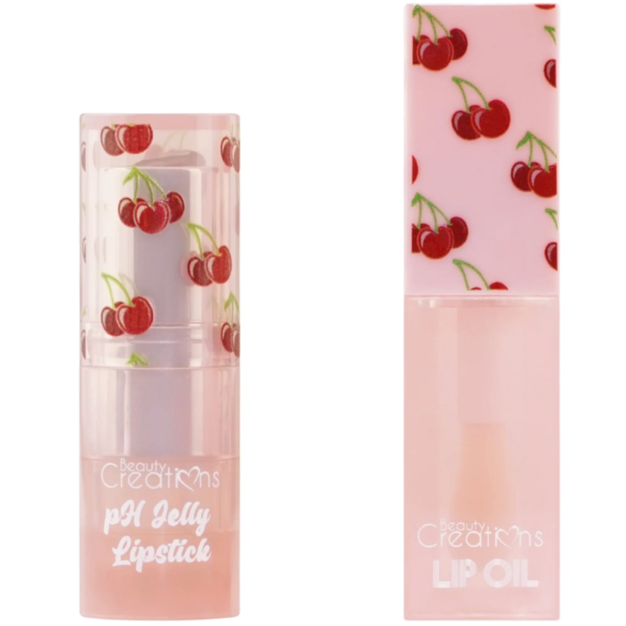 (6-pack) Beauty Creations Sweet Drip Duo Cherry Ph Jelly Lipstick & Lip Oil - Thumbnail 2