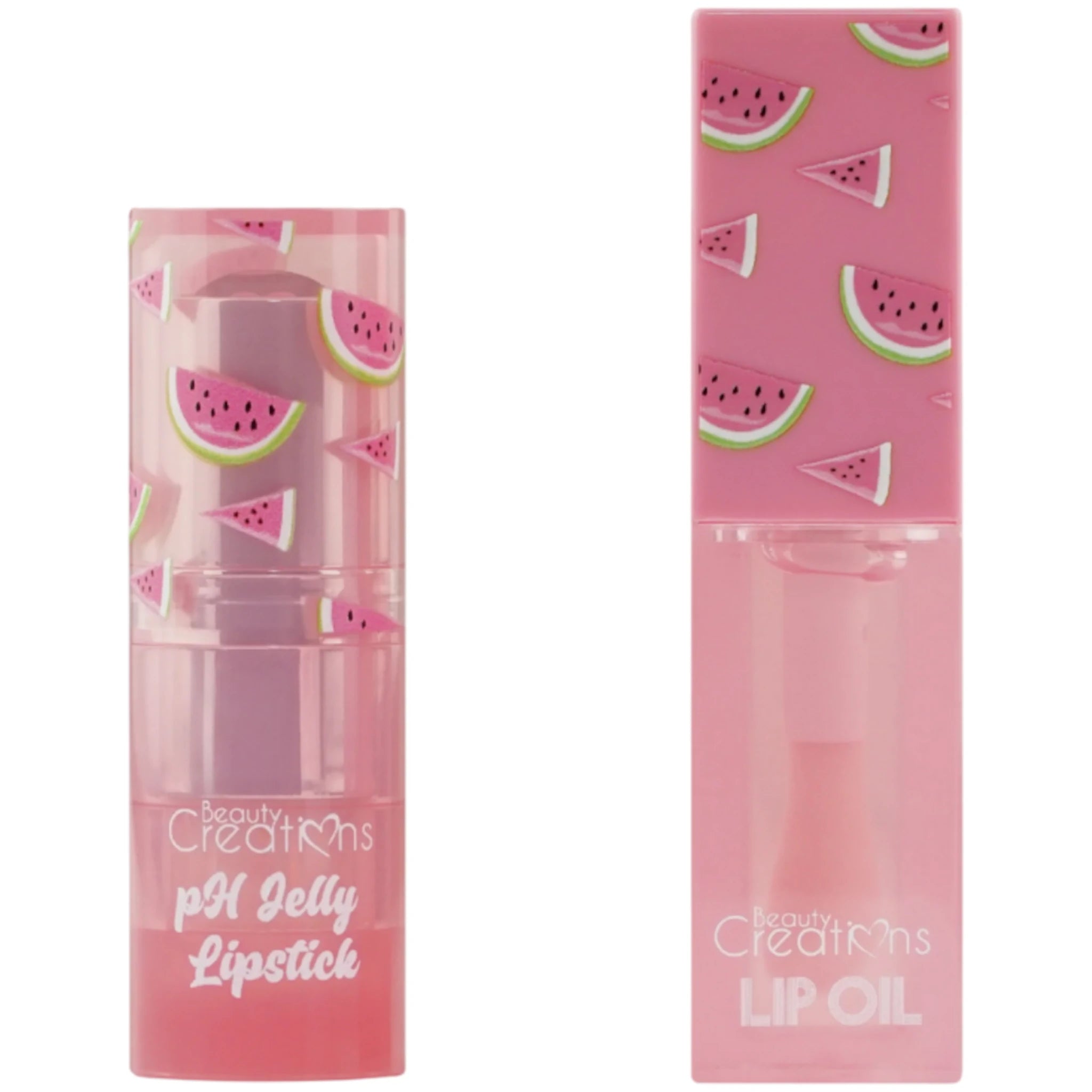 (6-pack) Beauty Creations Sweet Drip Duo Watermelon Ph Jelly Lipstick & Lip Oil - Thumbnail 2