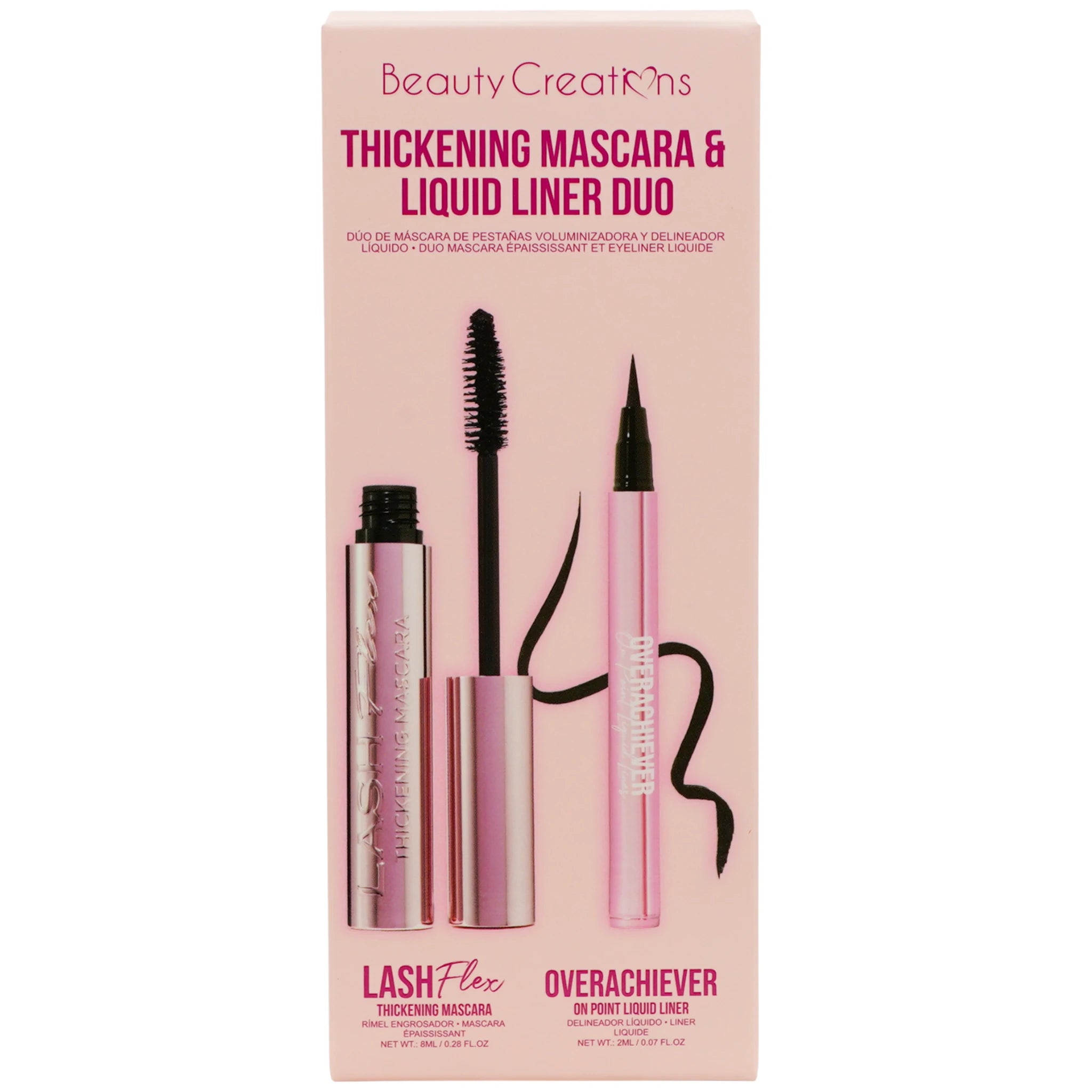 (6-pack) Beauty Creations Thickening Mascara & Liquid Liner Duo - Thumbnail 2