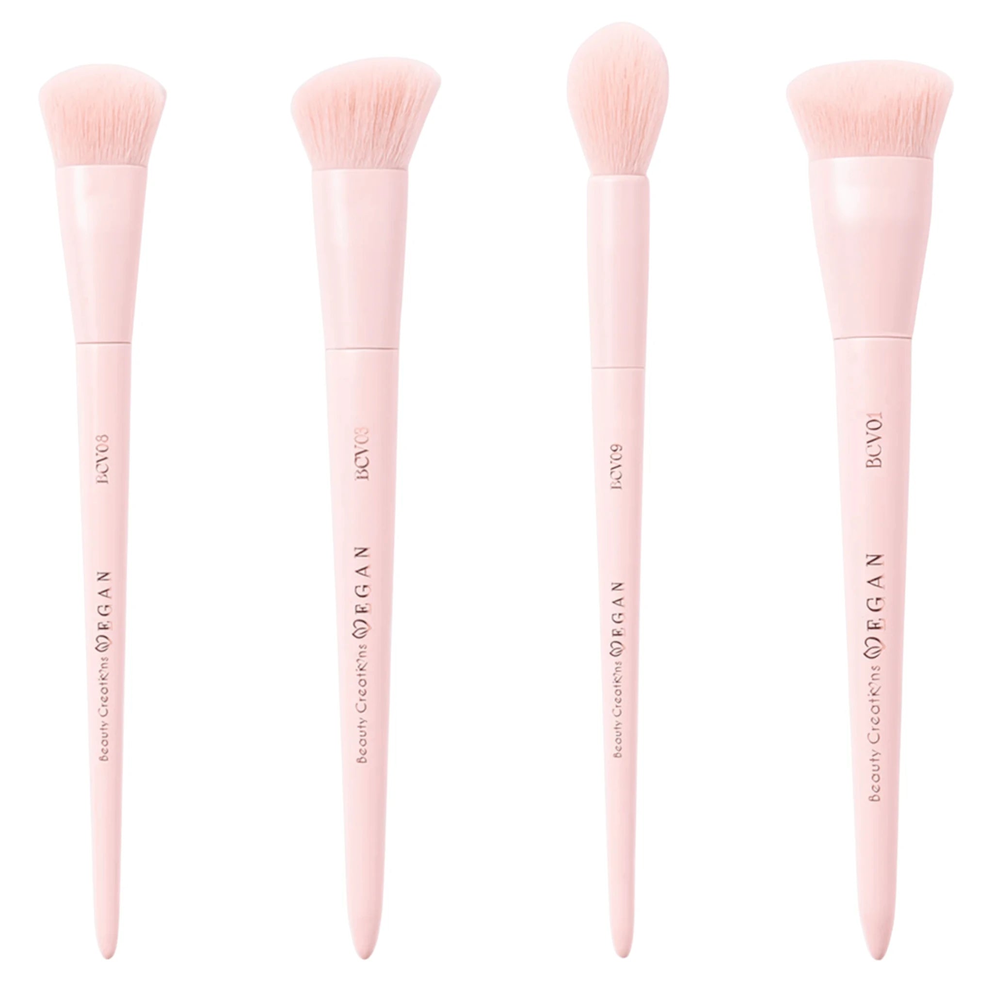 (8-pack) Beauty Creations Vegan Brush Assorted
