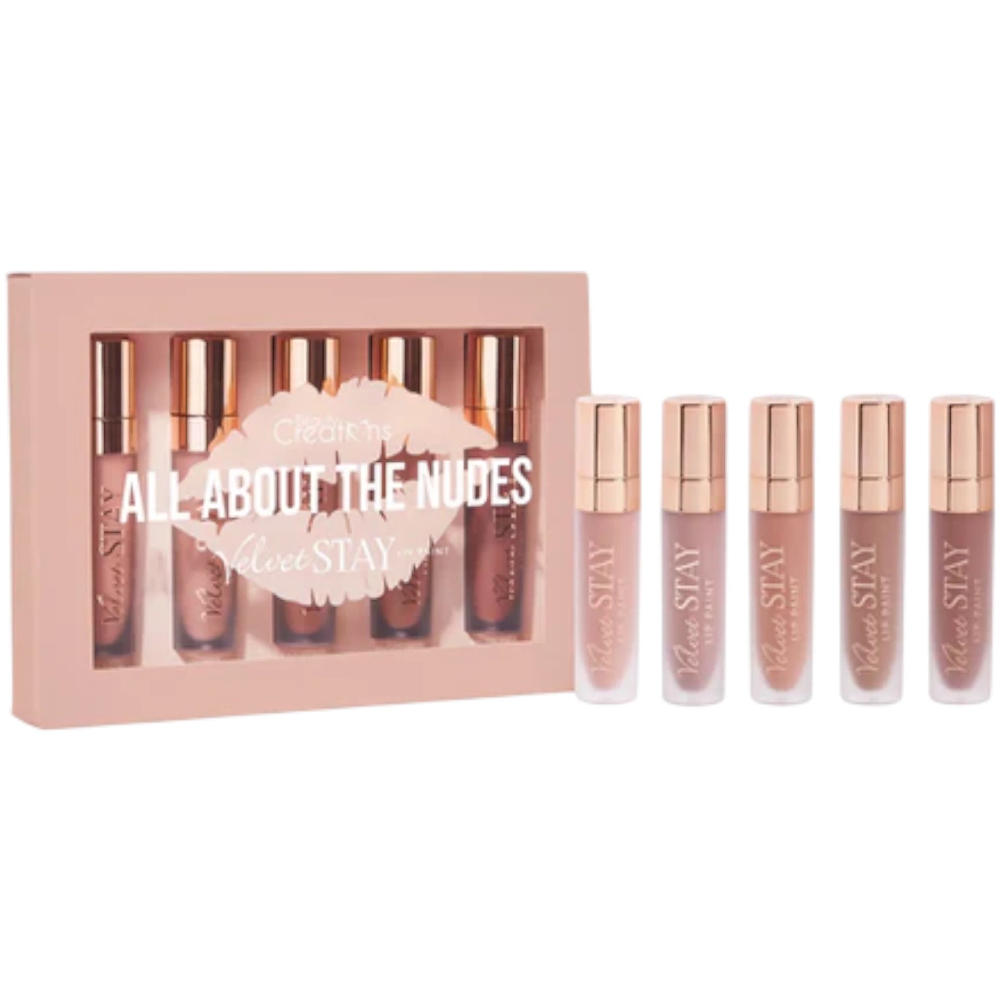 (6-pack) Beauty Creations Velvet Stay Lip Paint (Set)
