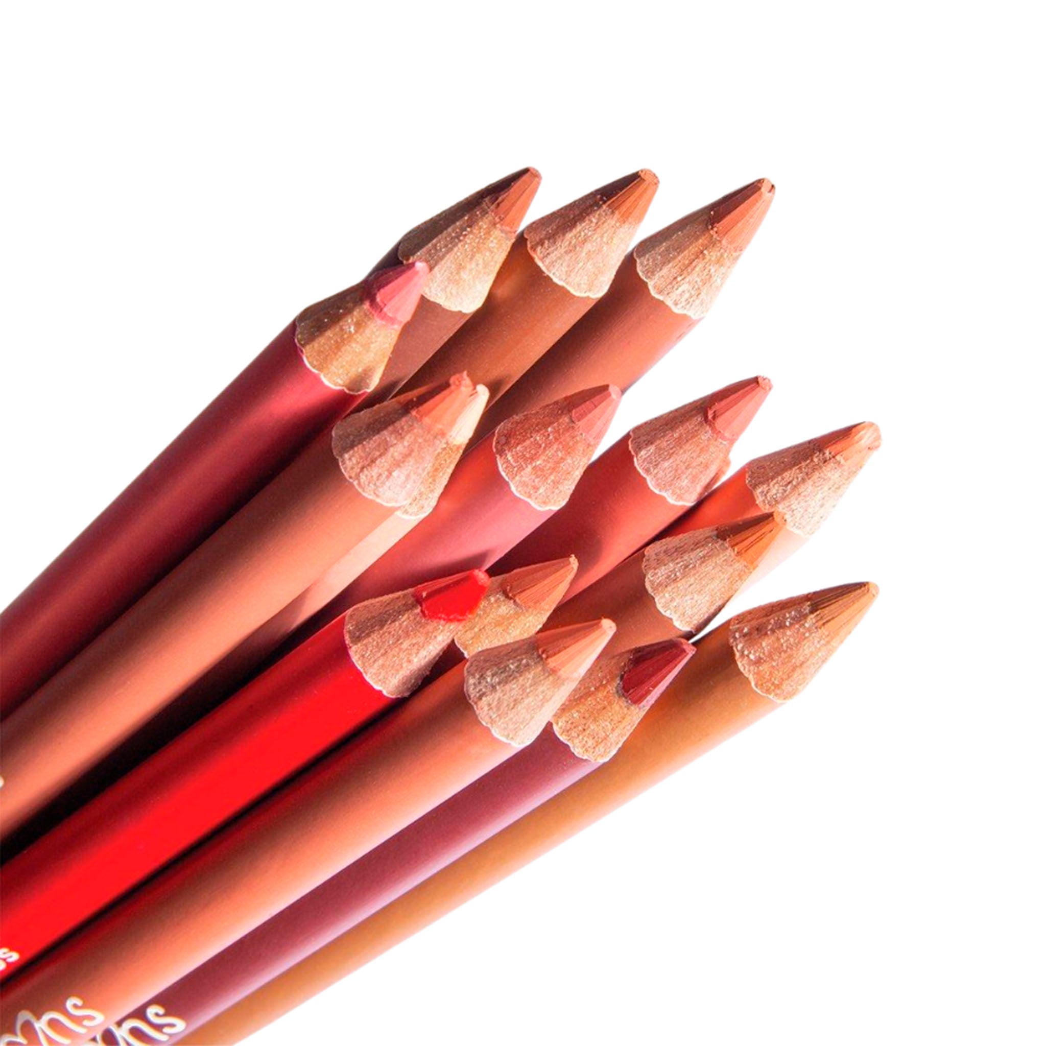 (12-pack) Beauty Creations Wooden Lip Pencil (Set) - Thumbnail 2