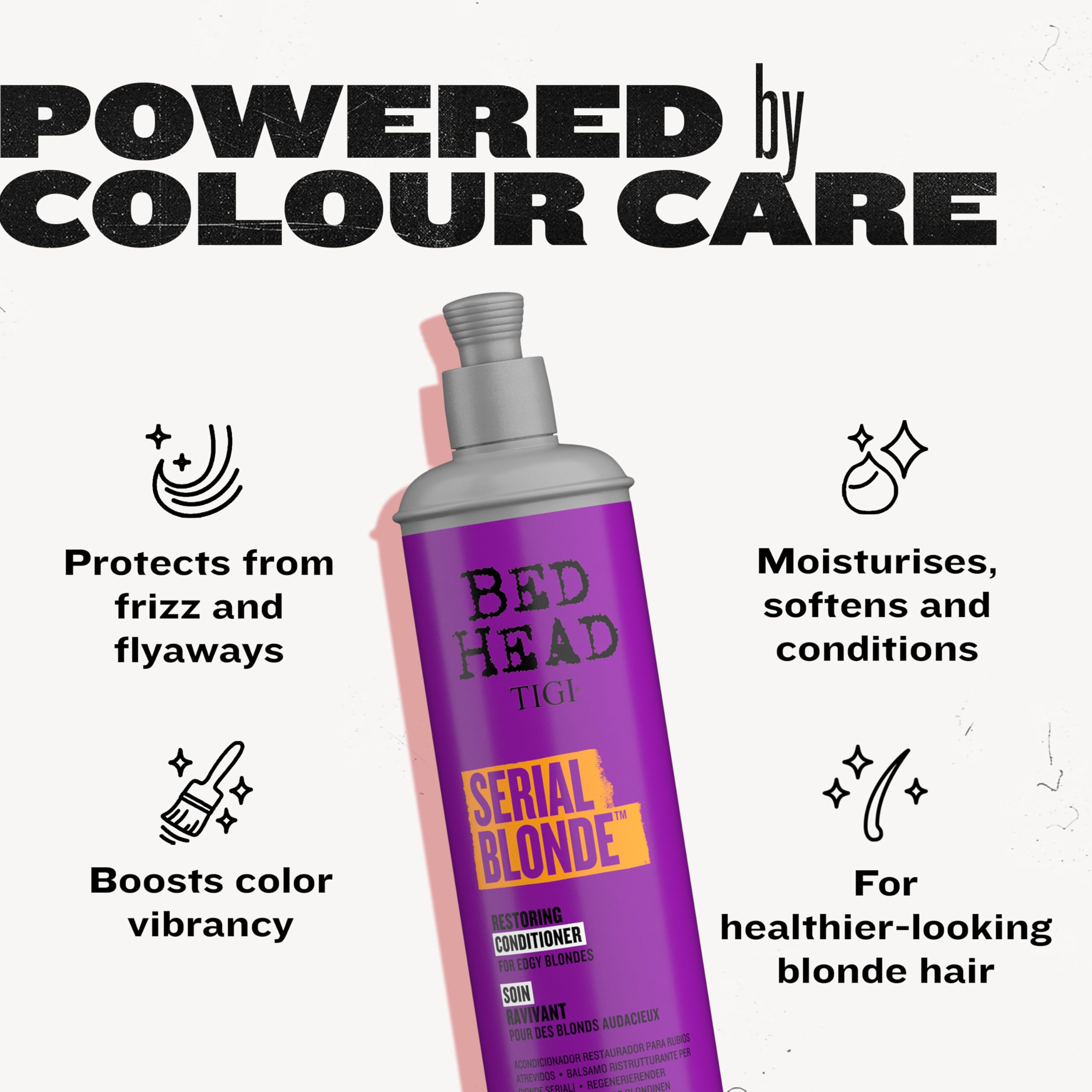 Tigi Bed Head Serial Blonde Restoring Conditioner for Damaged Blonde Hair - Thumbnail 3