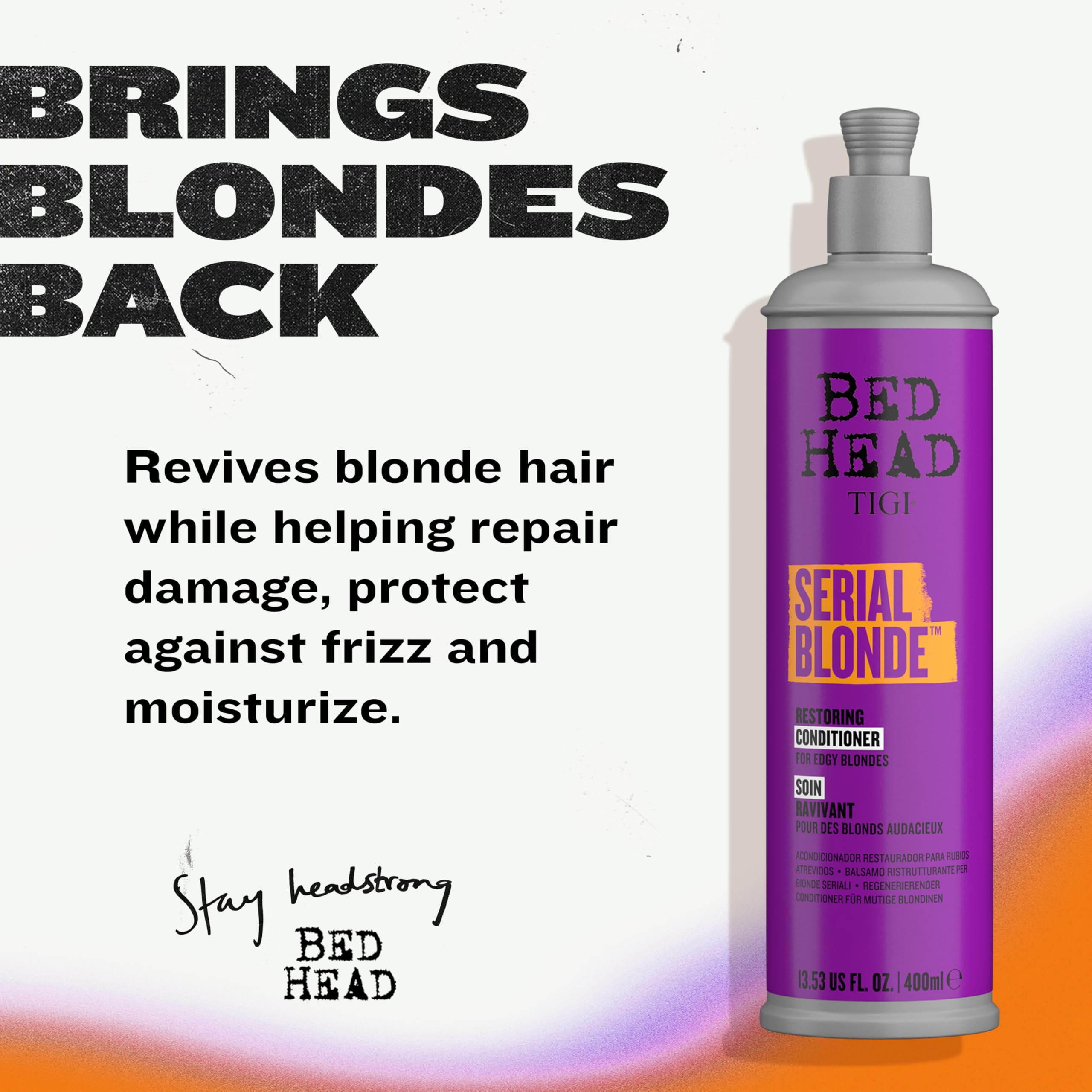 Tigi Bed Head Serial Blonde Restoring Conditioner for Damaged Blonde Hair