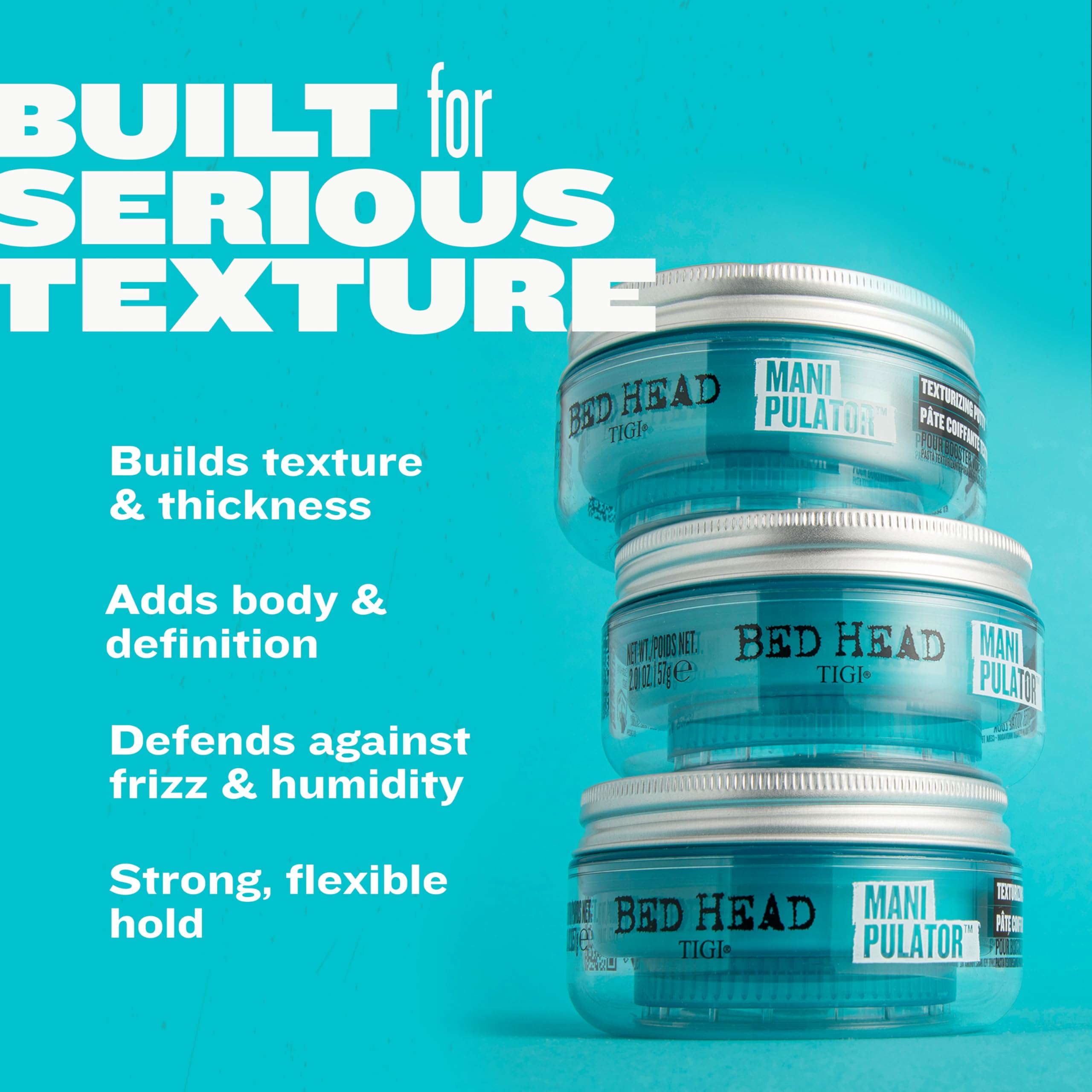 Tigi Bed Head Manipulator Texturizing Putty Firm Hold Styling Putty for Short - Thumbnail 2