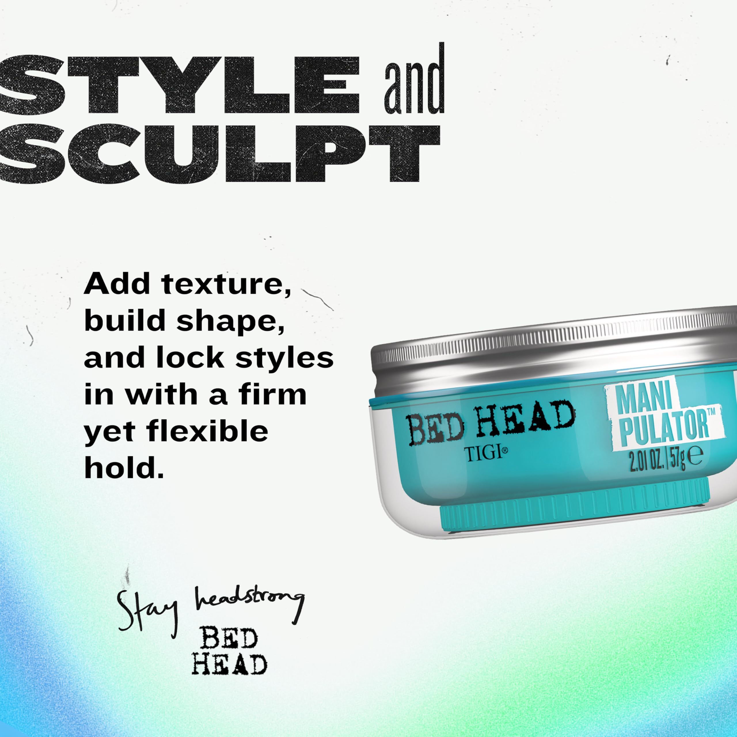 Tigi Bed Head Manipulator Texturizing Putty Firm Hold Styling Putty for Short
