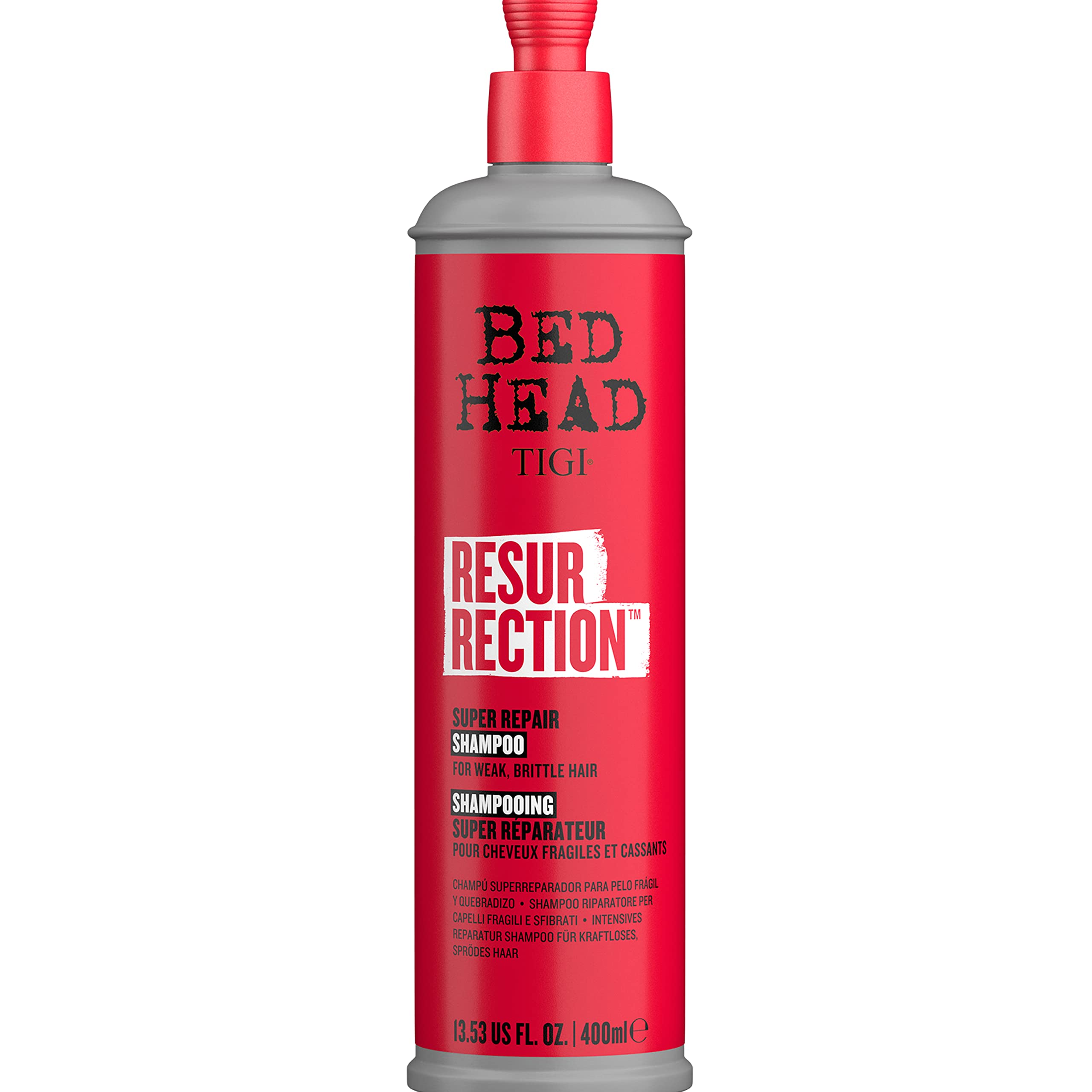 Tigi Bed Head Resurrection Repair Shampoo for Damaged Hair 13.53 Fl Oz