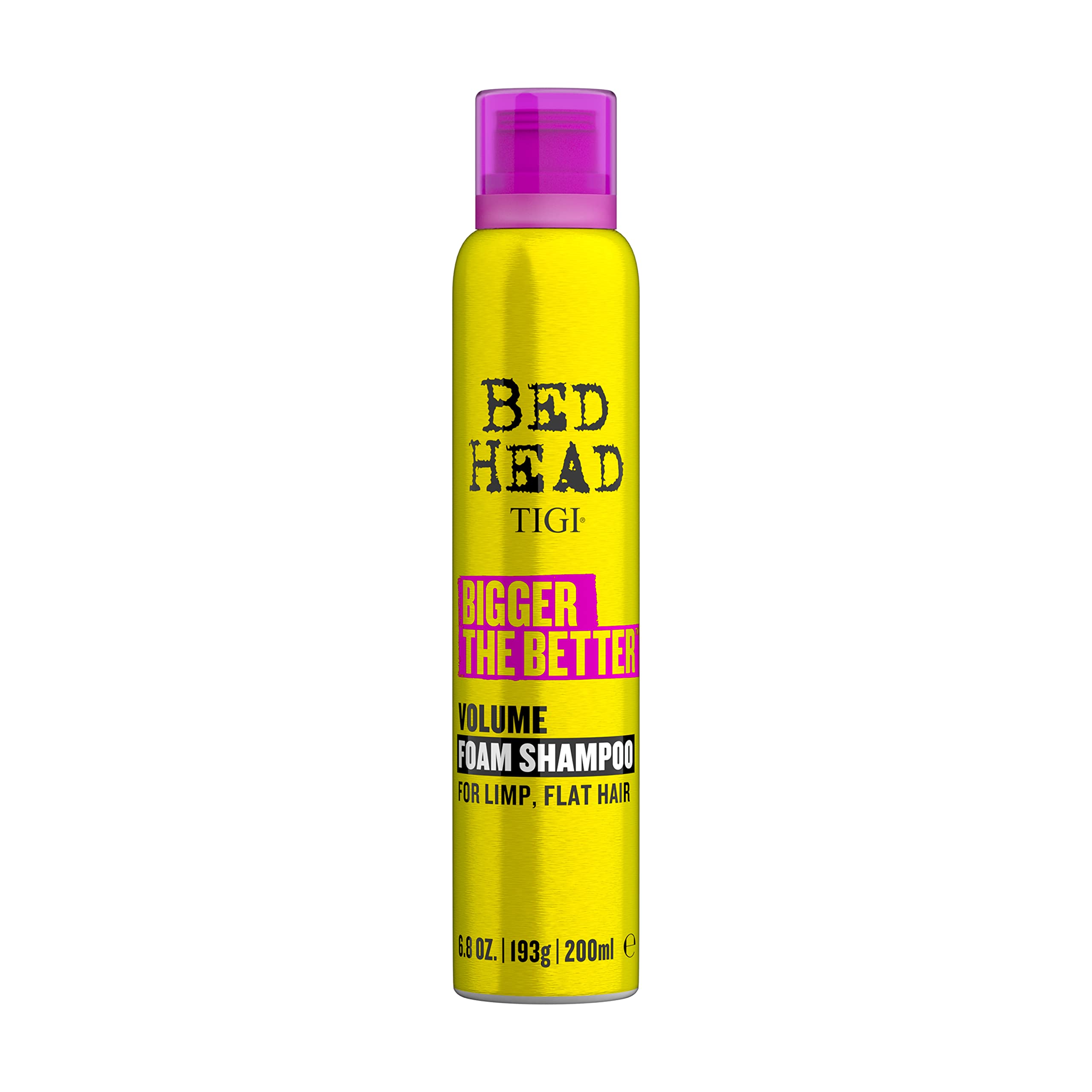 Tigi Bed Head Bigger the Better Volume Foam Shampoo for Fine Hair 6.8 oz