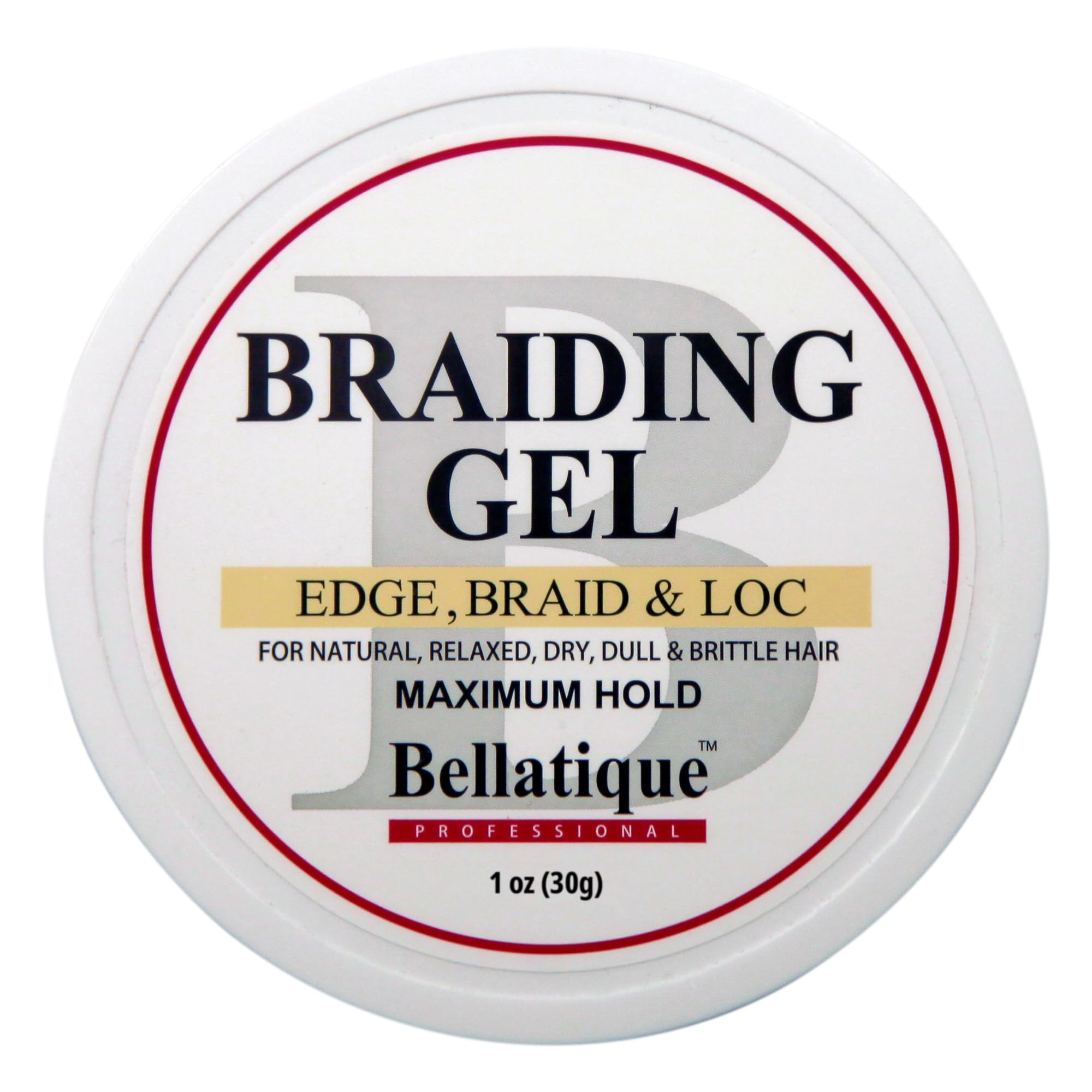 Bellatique Professional Edge Braid Loc Maximum Hold Edge Control for Natural