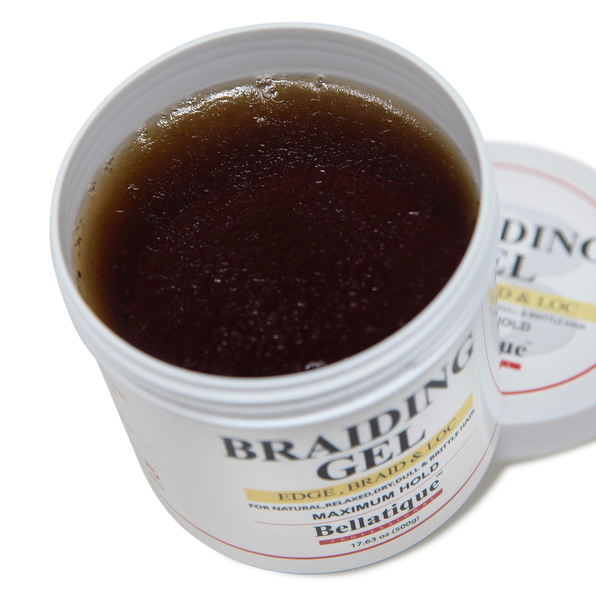 Bellatique Edge Braid Loc Maximum Hold Edge Control Braiding Gel Natural - Thumbnail 2