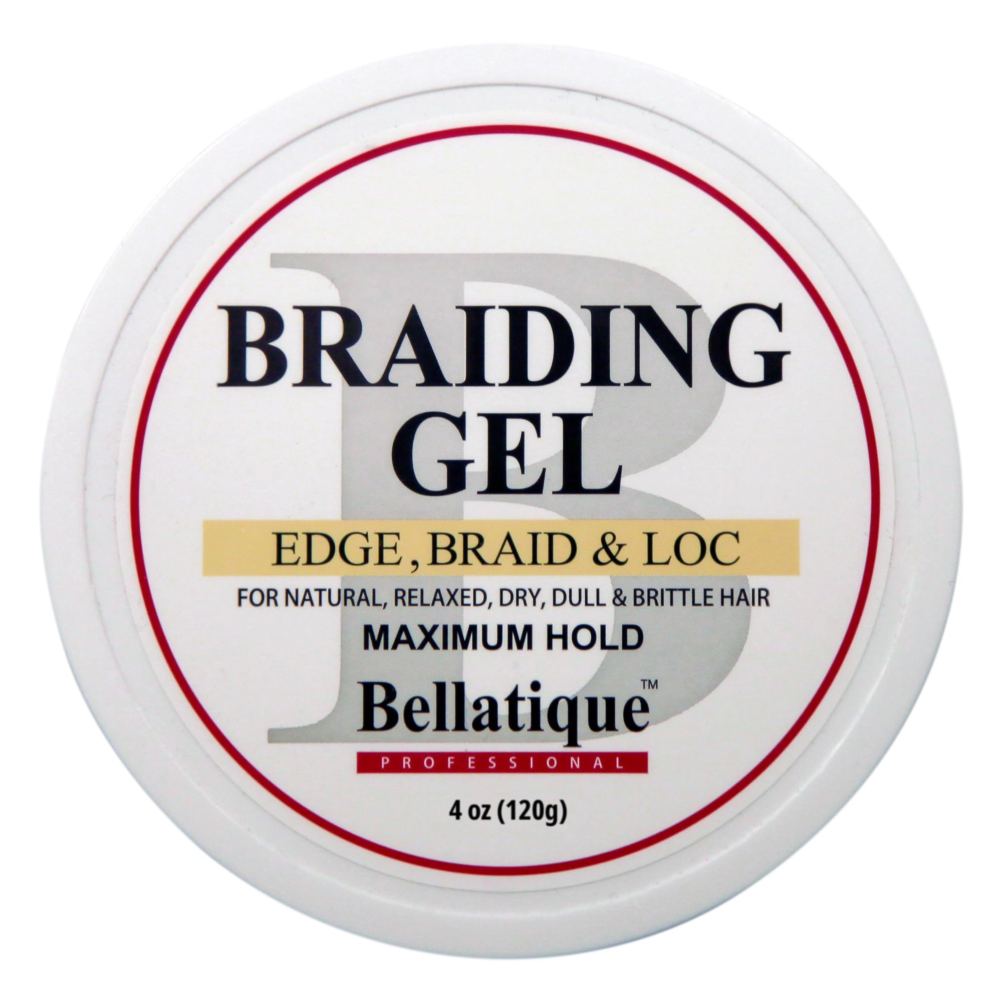 Bellatique Edge Braid Loc Maximum Hold Edge Control Braiding Gel Natural