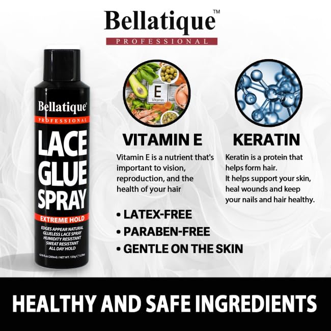 Bellatique Lace Glue Extreme Hold. Edges Appear Natural Humidity Resistant - Thumbnail 3