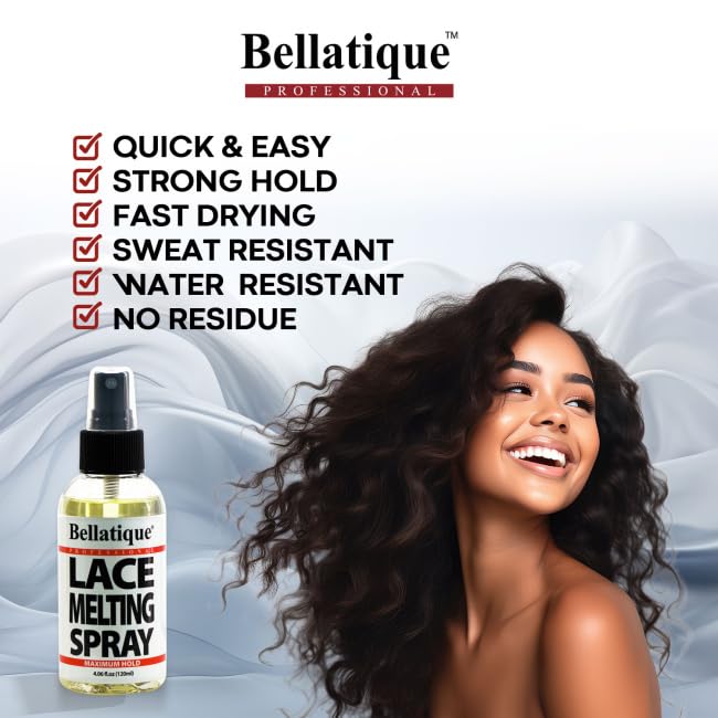 Bellatique Lace Melting Maximum Hold. Flawless Edges Quick Easy Fast Drying - Thumbnail 2