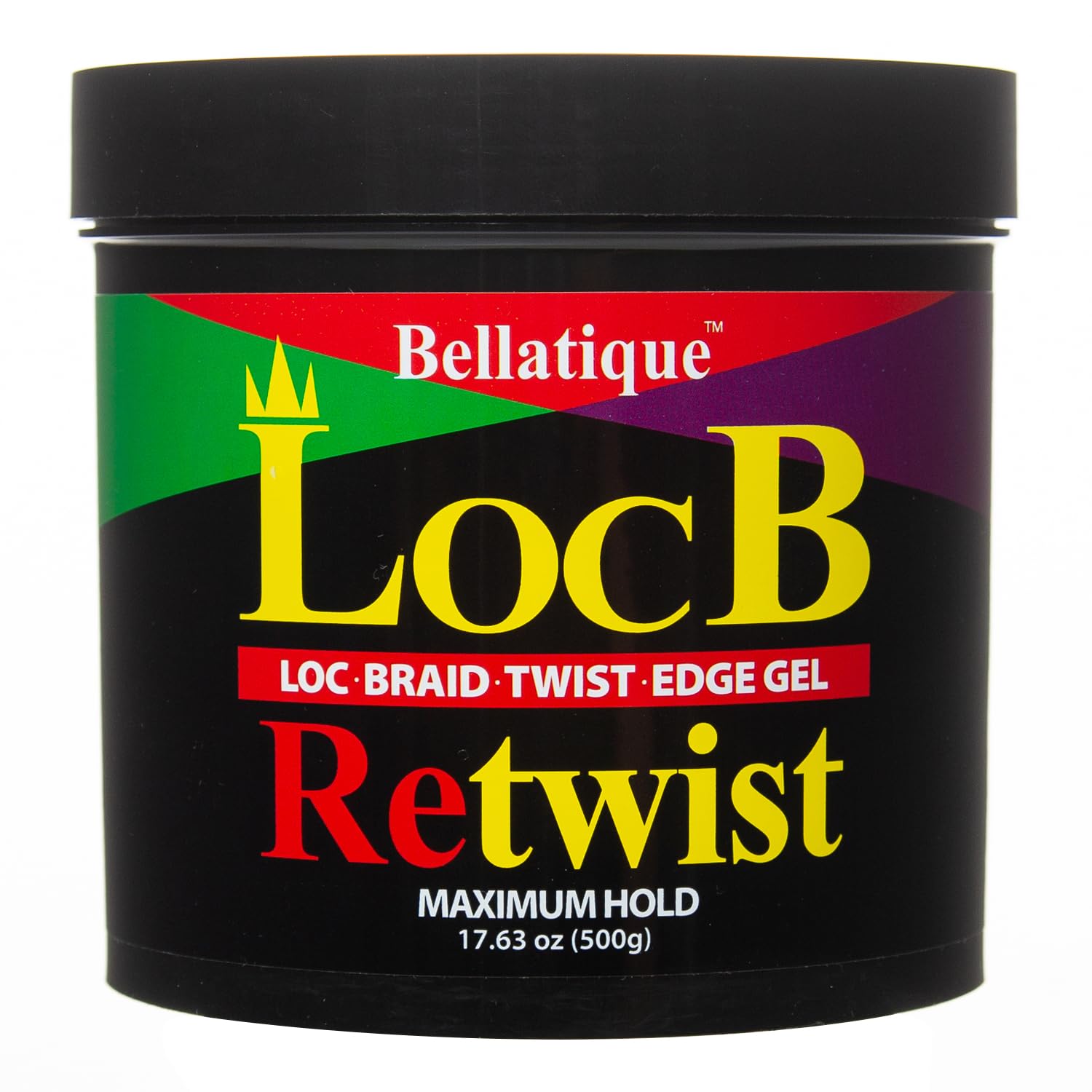 Loc B Retwist Loc Braid Twist Edge Gel for Natural Relaxed Dry Dull Brittle - Thumbnail 2