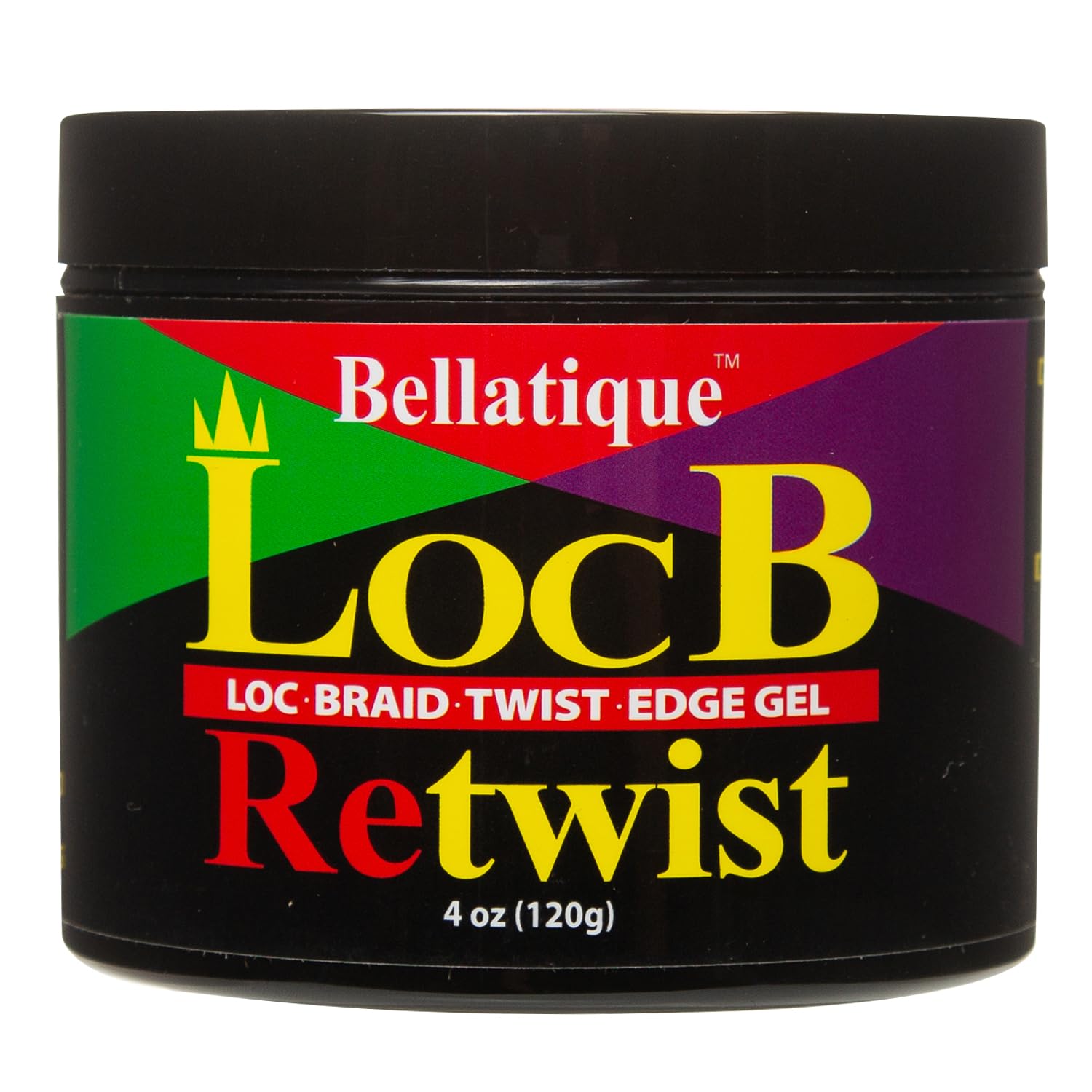 Loc B Retwist Loc Braid Twist Edge Gel for Natural Relaxed Dry Dull Brittle - Thumbnail 3