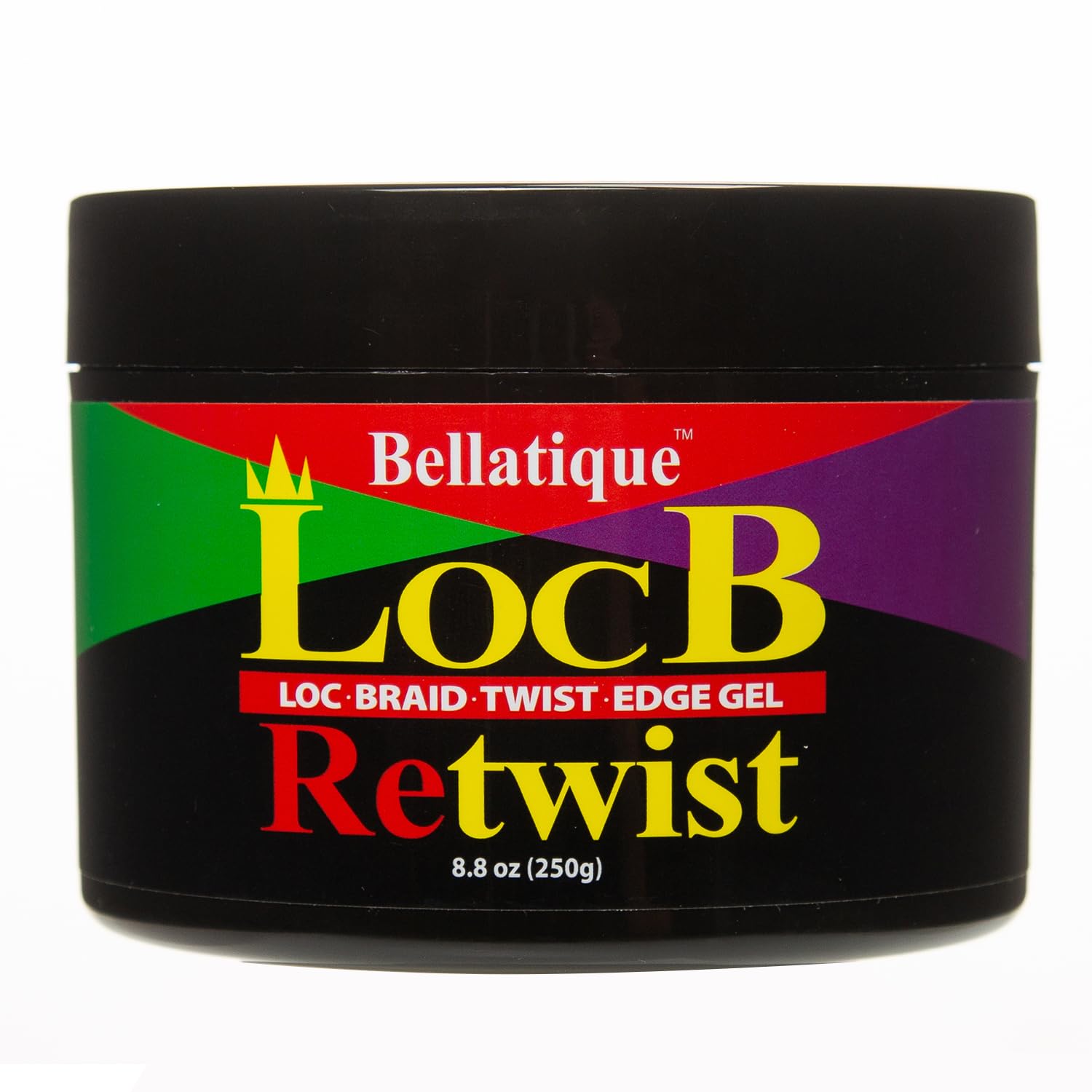 Loc B Retwist Loc Braid Twist Edge Gel for Natural Relaxed Dry Dull Brittle - Thumbnail 2