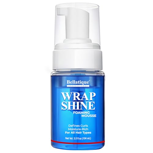 Bellatique Wrap Shine Foaming Mousse. Moisture Rich Curl Defining Formula Flake - Thumbnail 3