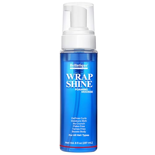 Bellatique Wrap Shine Foaming Mousse. Moisture Rich Curl Defining Formula Flake - Thumbnail 3