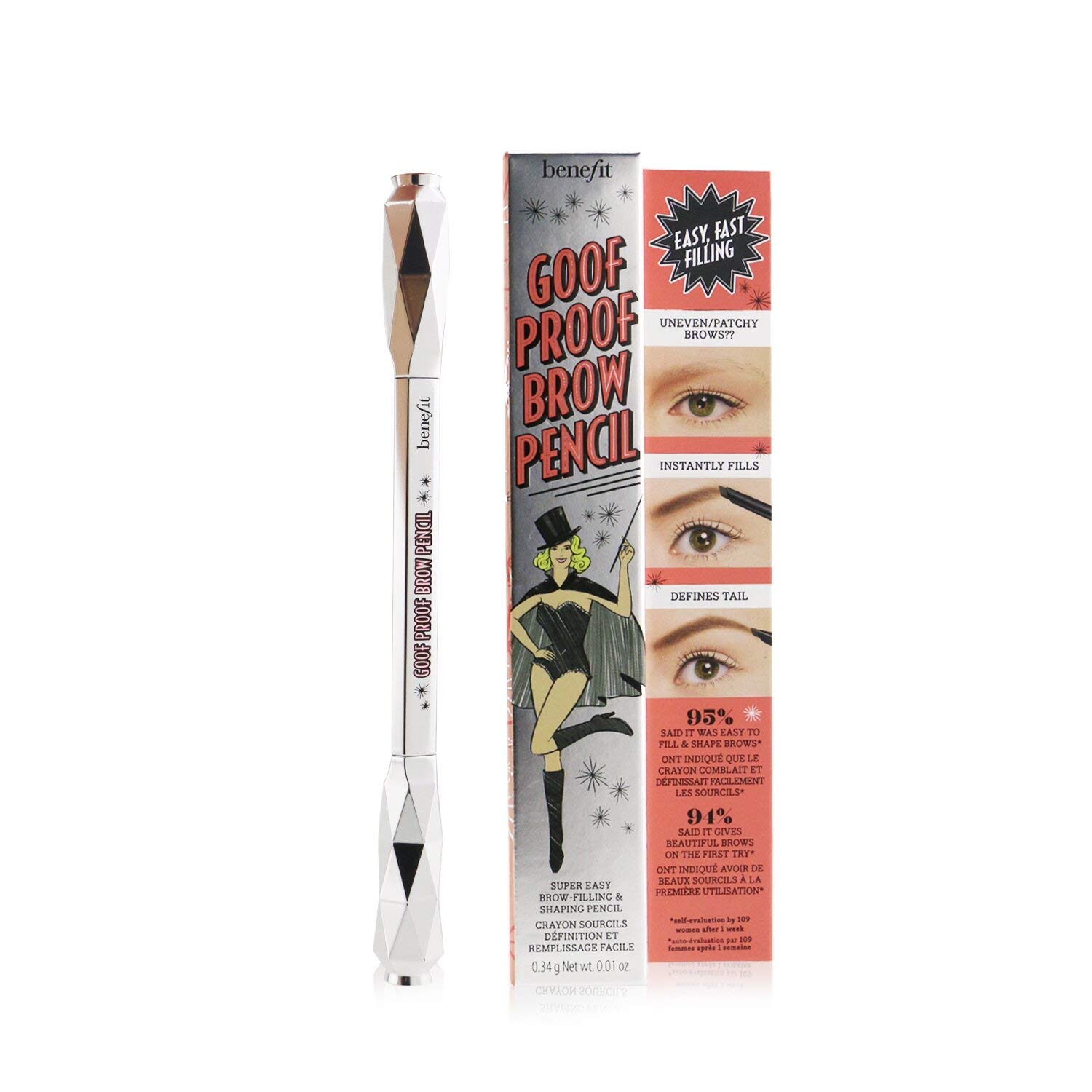Benefit Goof Proof Brow Super Easy Brow Filling Shaping Pencil # 4.5 0.01 Fl - Thumbnail 2