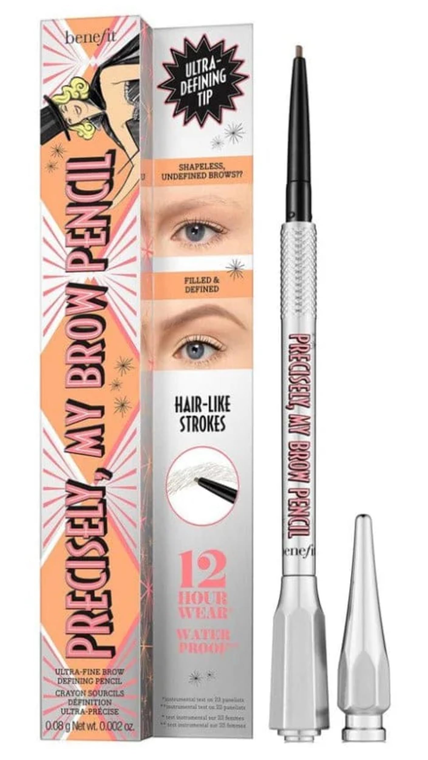 Benefit Precisely My Brow Detailer Microfine Brow Pencil #5 Warm Black Brown - Thumbnail 2