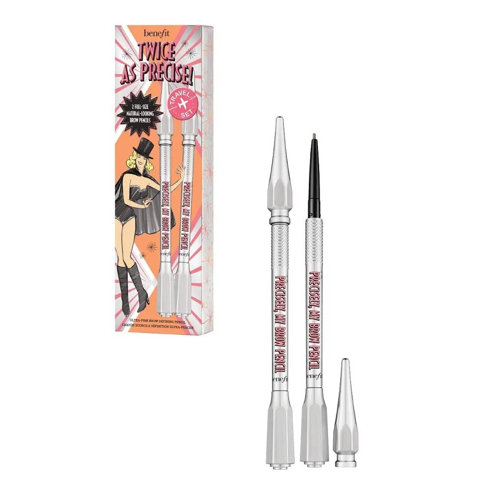 Benefit Twice As Precise Precisely My Brow Pencils #3 Warm Light Brown 2×0. 2 oz - Thumbnail 3