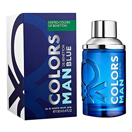 Benetton Colors Man Blue For Men EDT 3.4 oz - Thumbnail 2