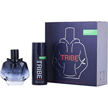 [Set] Benetton Tribe Intense 3.0 M + 5.0 Deo Spain 3pcs Bybox EDP