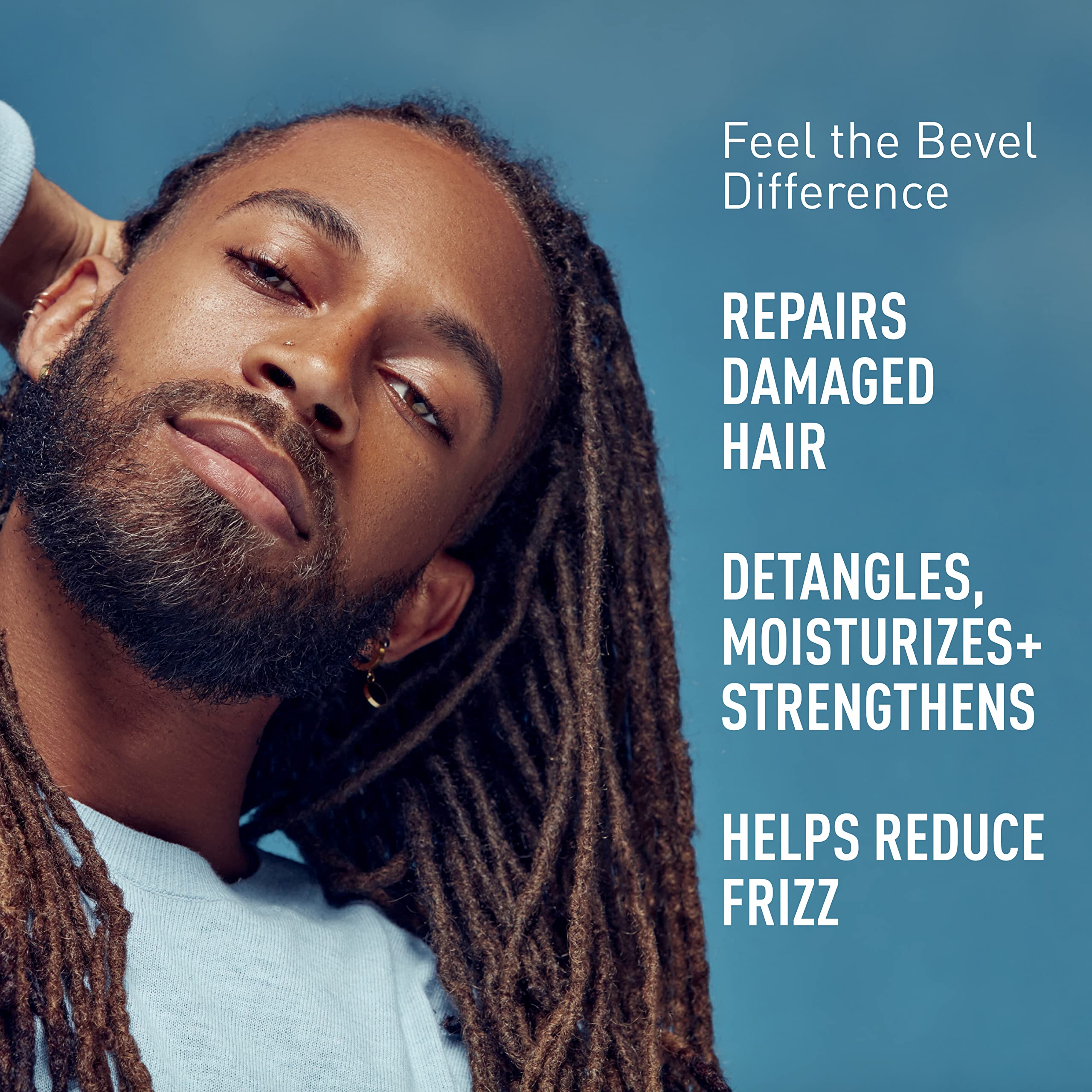 Bevel Leave In Conditioner Curly Hair Conditioner With Hemp Seed Oil and Biotin - Thumbnail 2