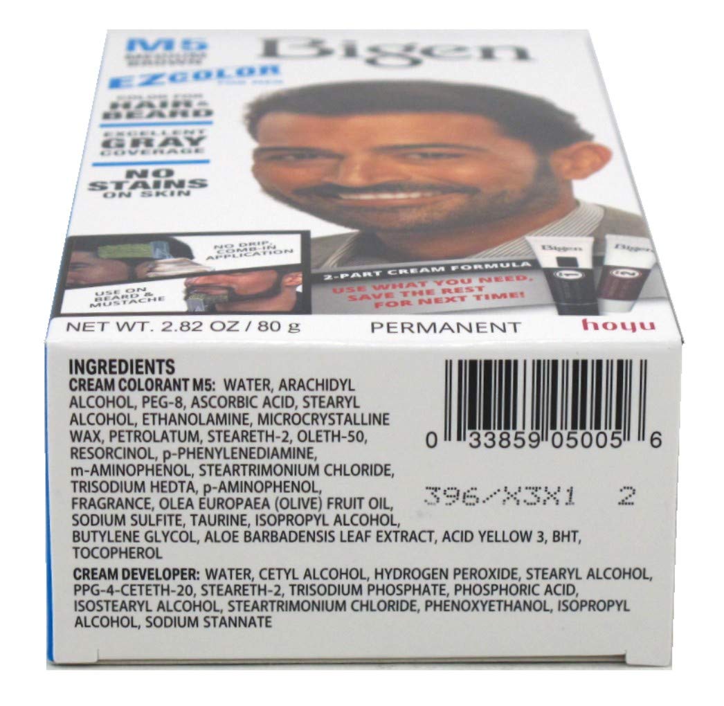 Bigen Ez Color M5 Medium Brown Kit For Men
