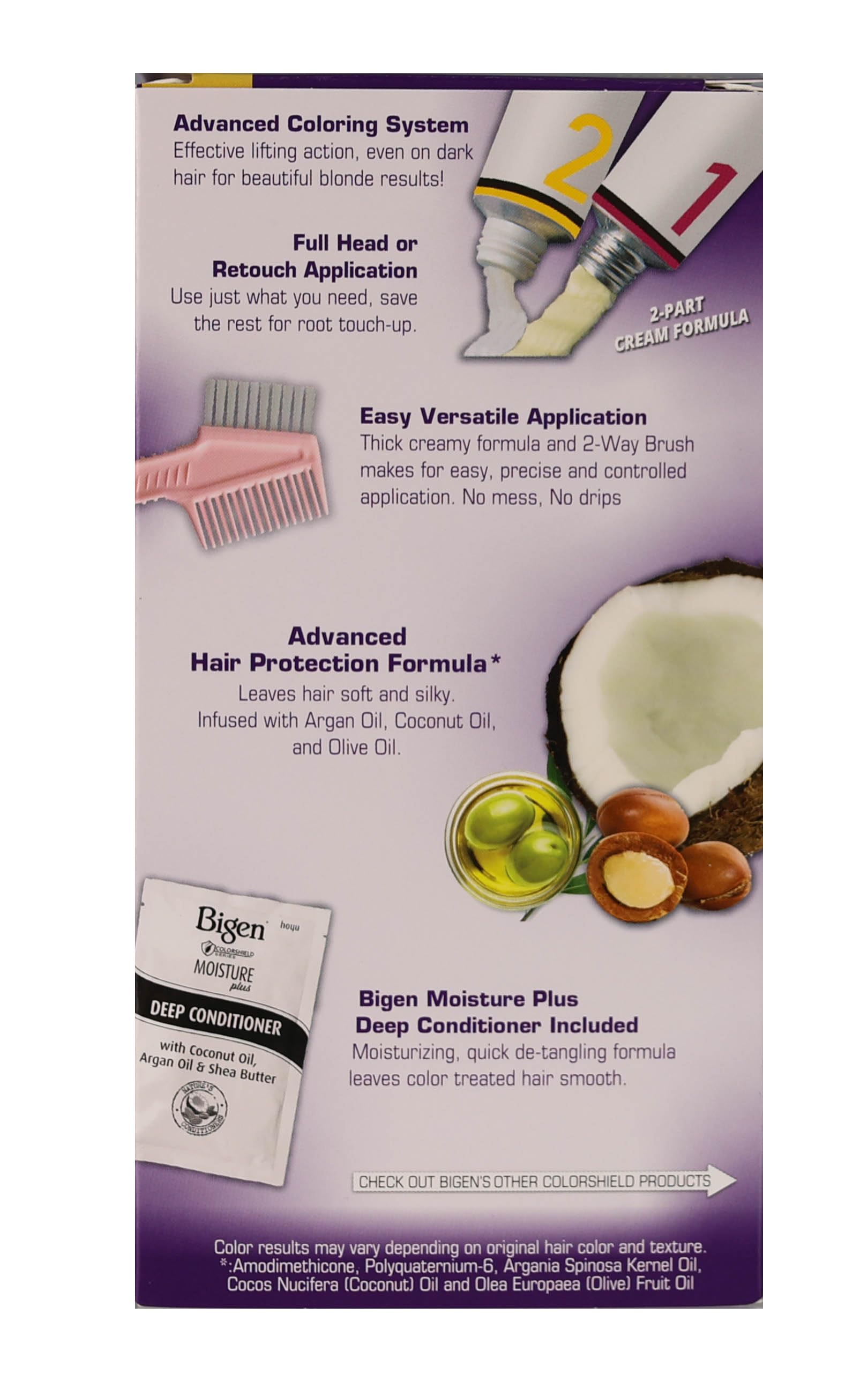 Bigen High Lift Easy Color Permanent Hair Coloring Kit Honey Blonde 6hb 2.82 oz - Thumbnail 2