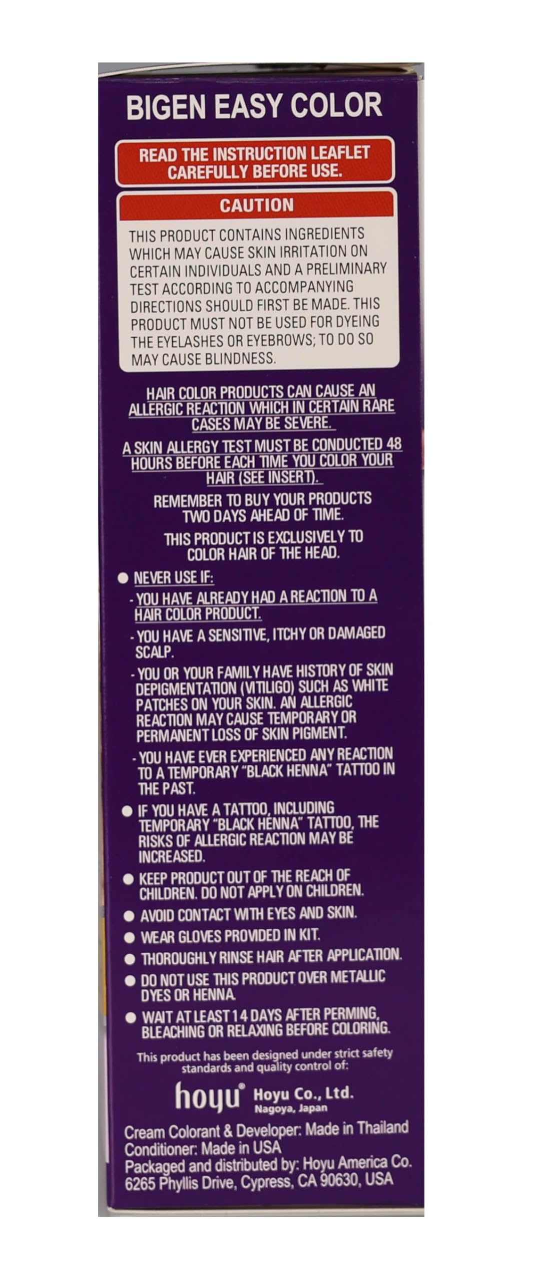 Bigen High Lift Easy Color Permanent Hair Coloring Kit Honey Blonde 6hb 2.82 oz - Thumbnail 3