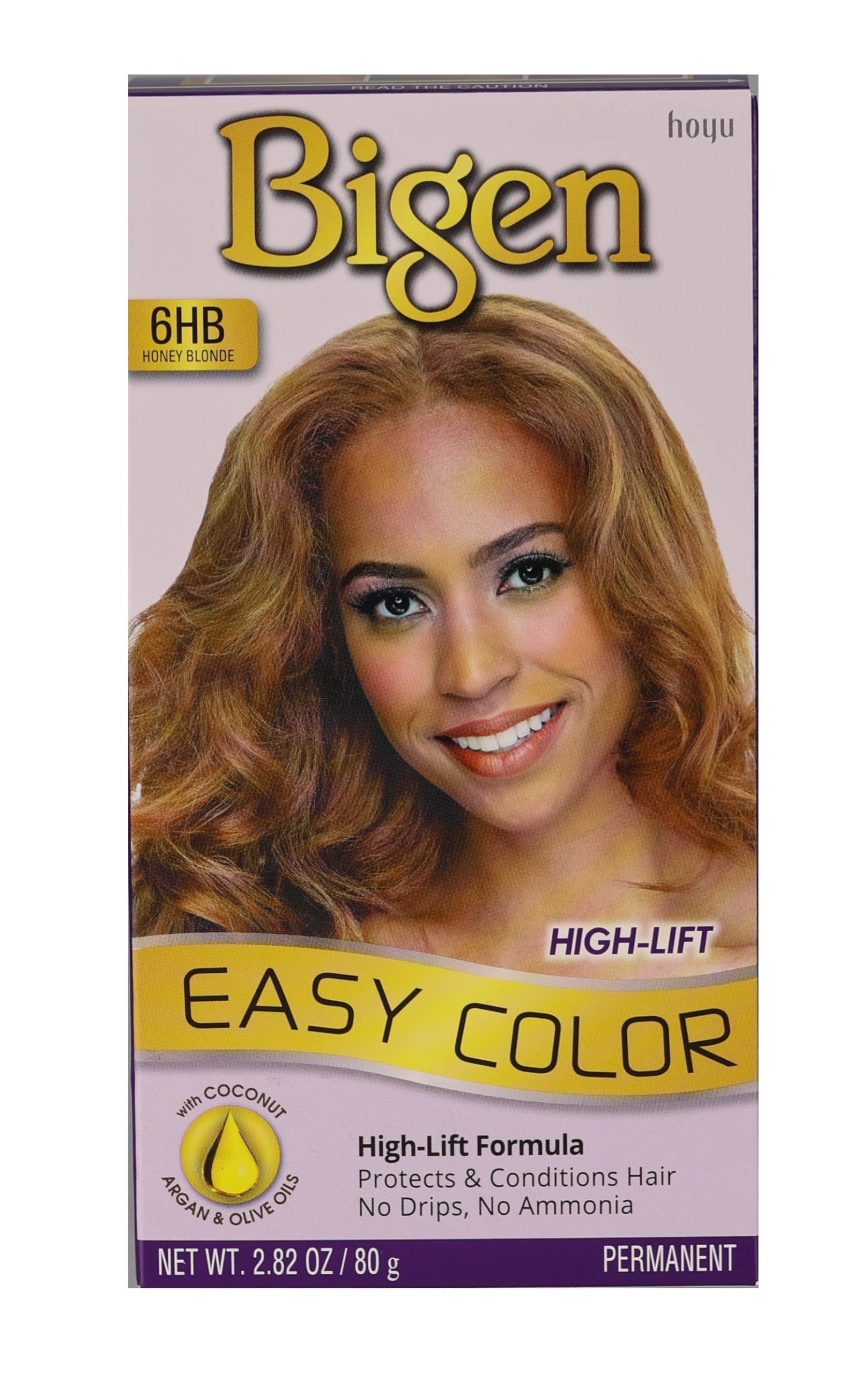 Bigen High Lift Easy Color Permanent Hair Coloring Kit Honey Blonde 6hb 2.82 oz