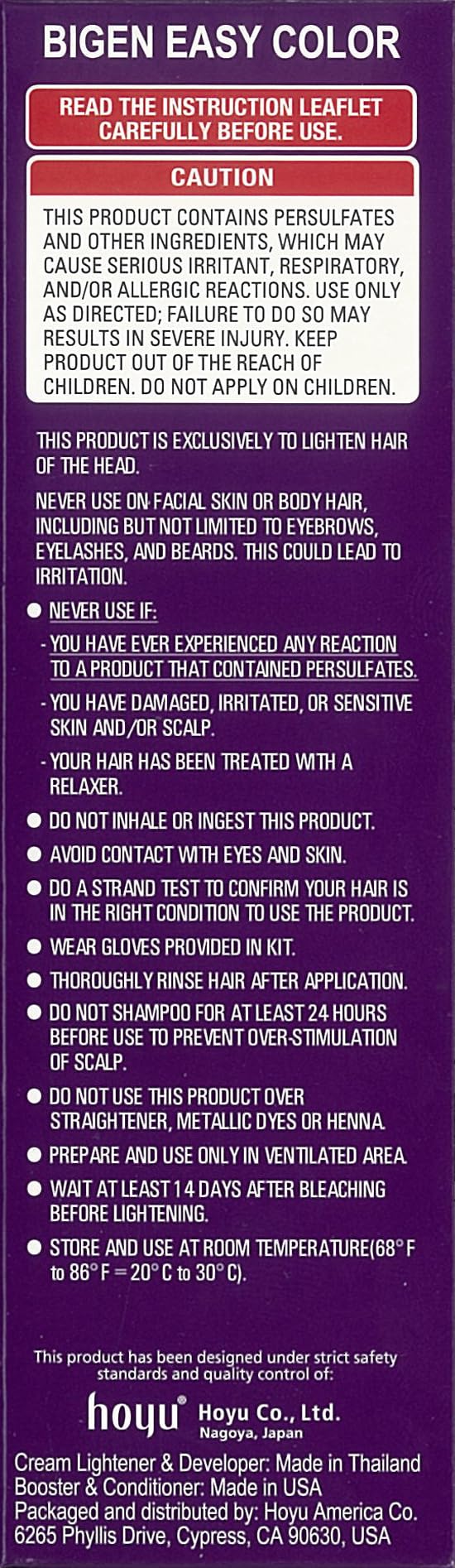 Bigen Easy Color Lightener Lt Golden Blonde 7gb - Thumbnail 2