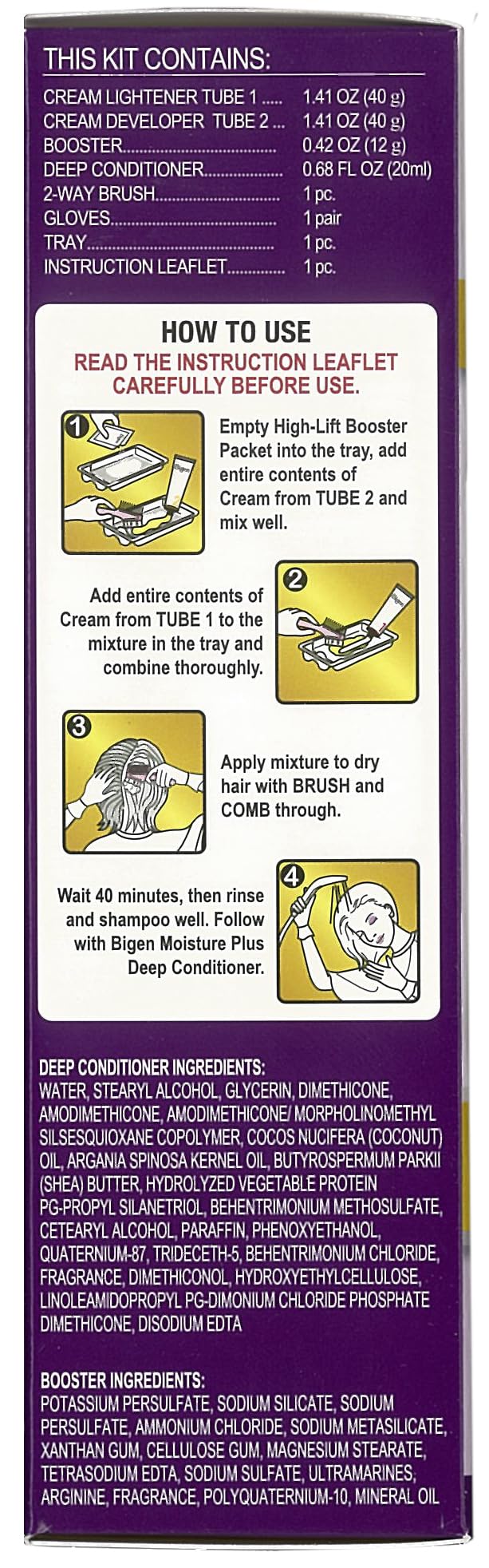 Bigen Easy Color Lightener Brilliant Blonde 8bb - Thumbnail 2