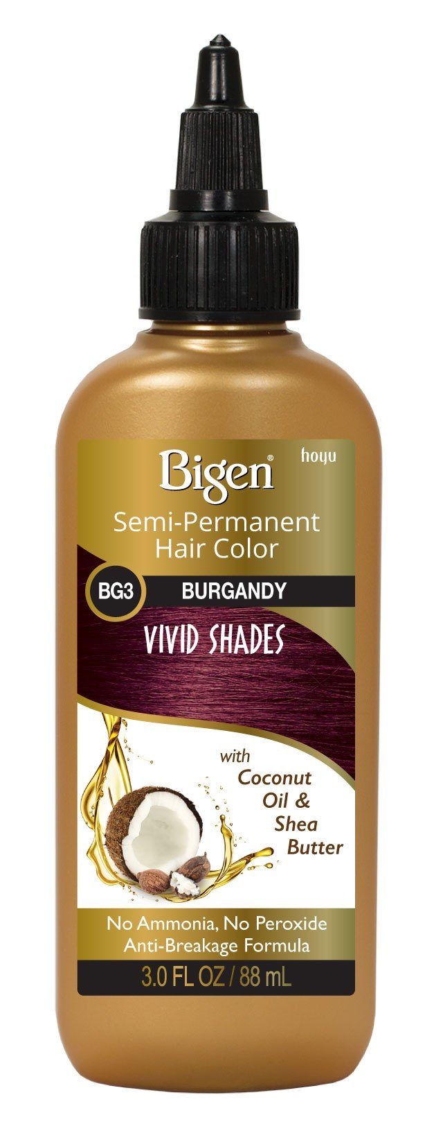 Bigen Semi Permanent Haircolor #bg3 Burgundy 88 ml (3 oz)
