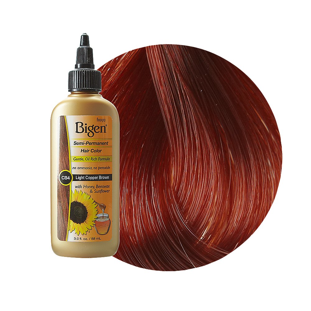Bigen Semi Permanent Hair Color Light Copper Brown 1 Count 3 Fl Oz