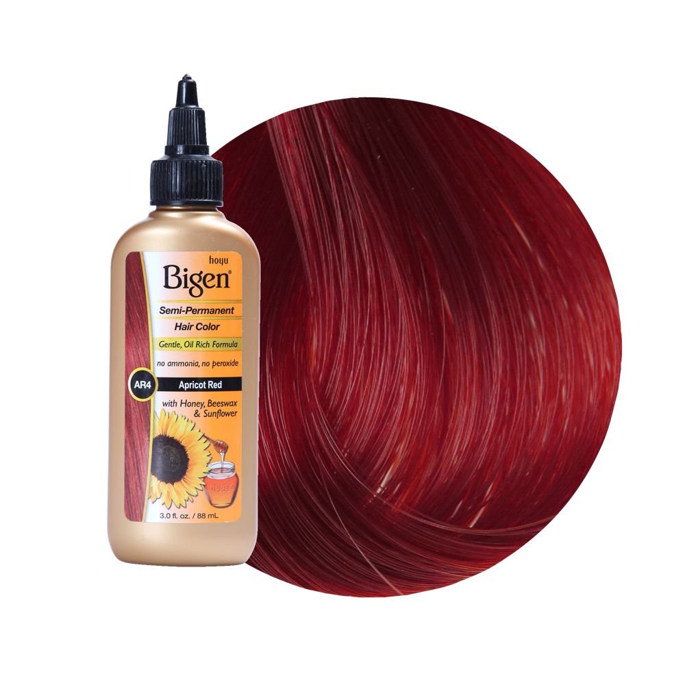 Bigen Semi Permanent Haircolor #ar4 Apricot Red 3 oz