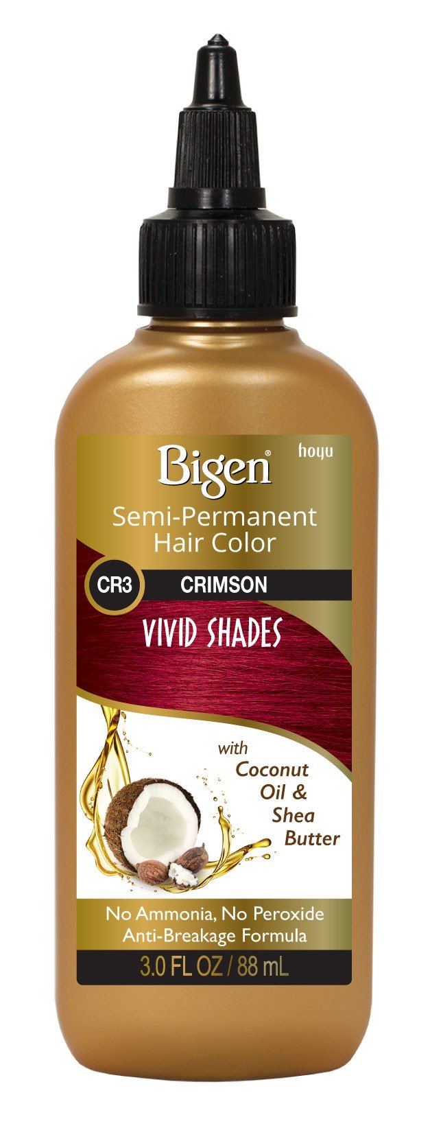 Bigen Semi Permanent Haircolor #cr3 Crimson 88 ml (3 oz)