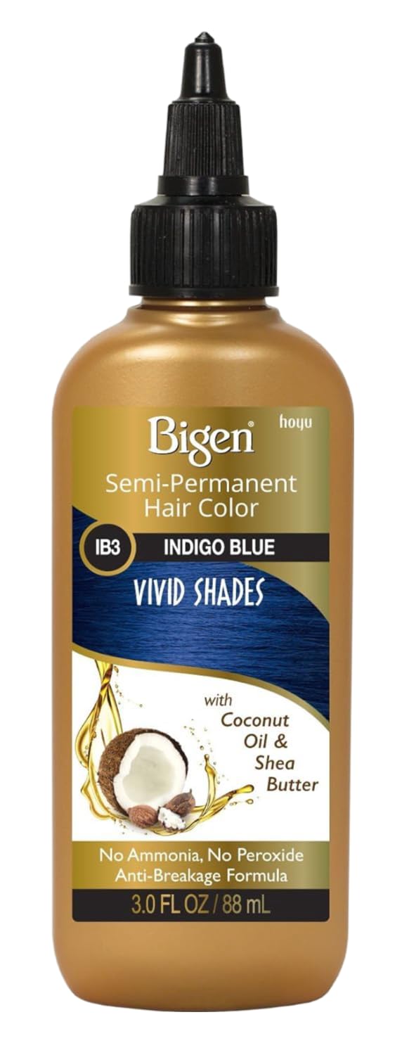 Bigen Semi Permanent Haircolor #ib3 Indigo Blue 88 ml (3 oz) - Thumbnail 3